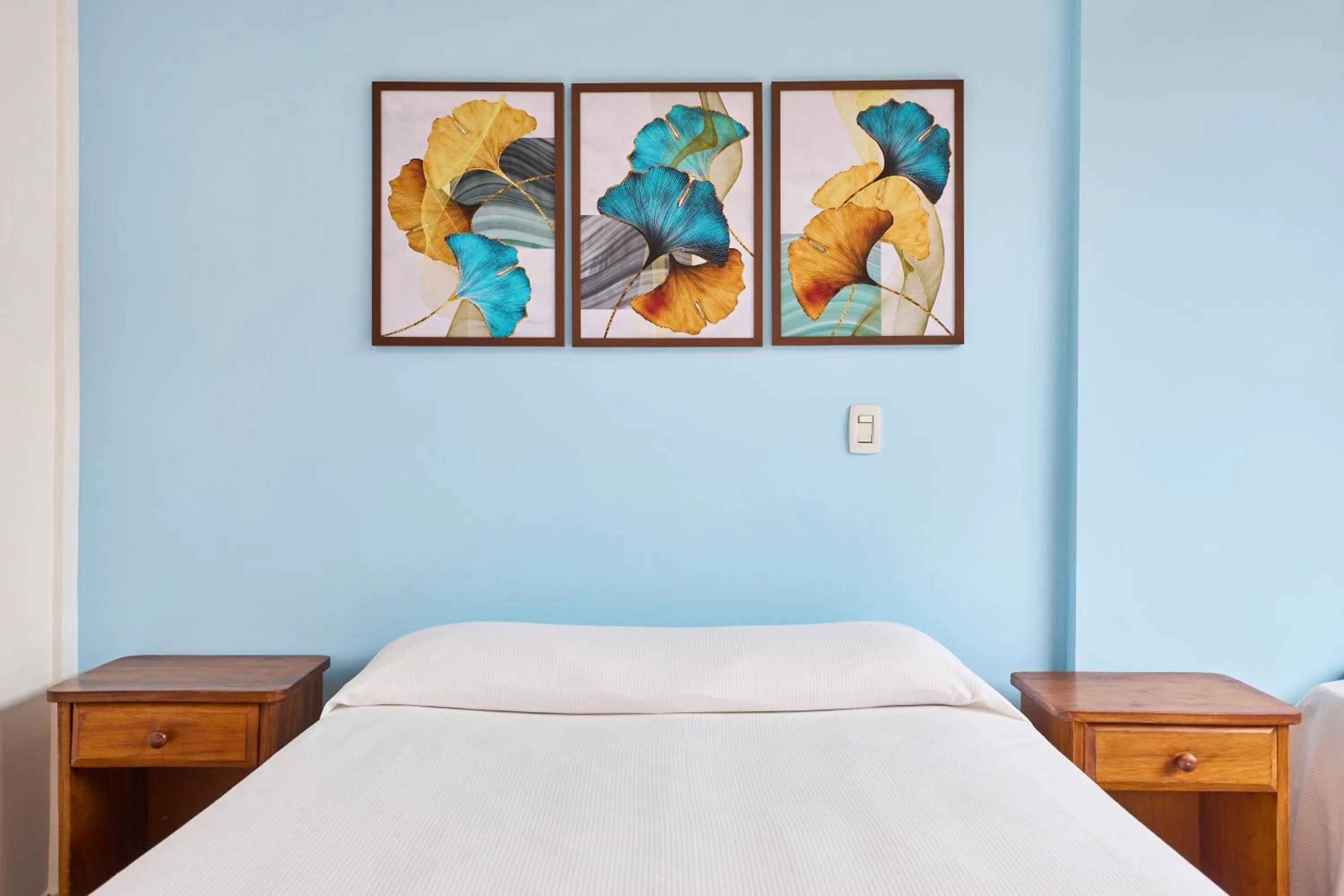 Bed in Hotel Coquille