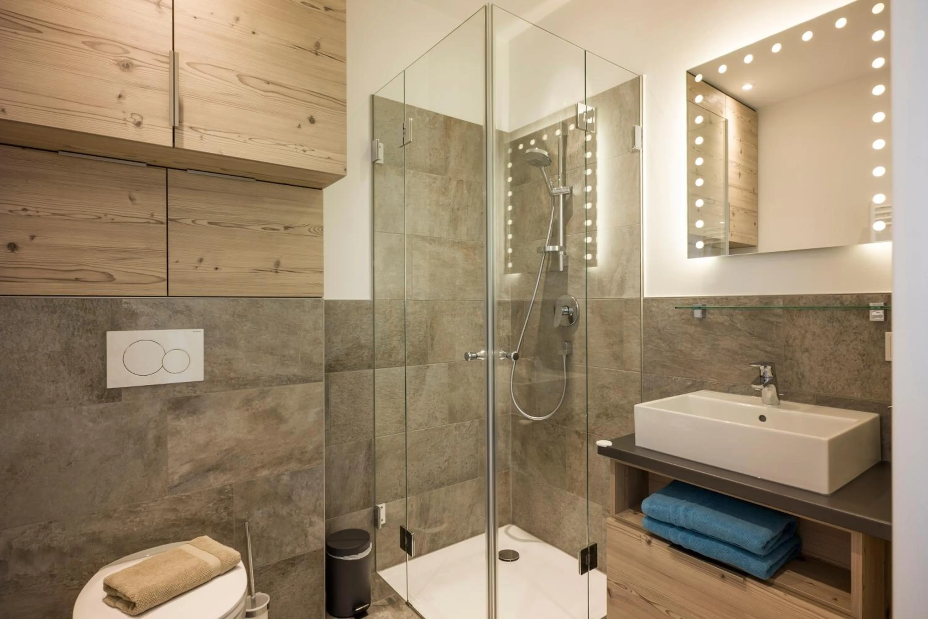 Bathroom in Aparthotel Backstage