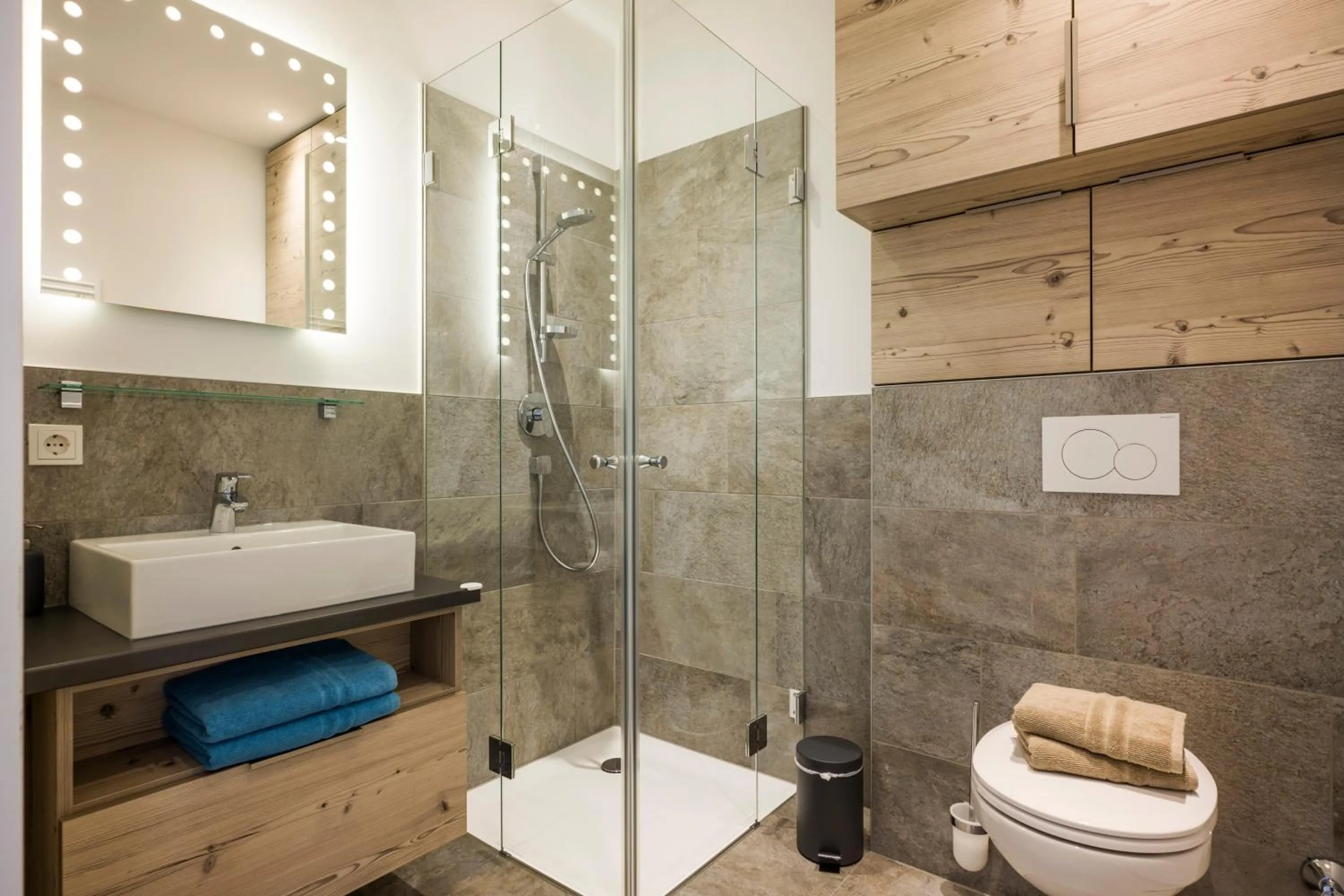 Bathroom in Aparthotel Backstage