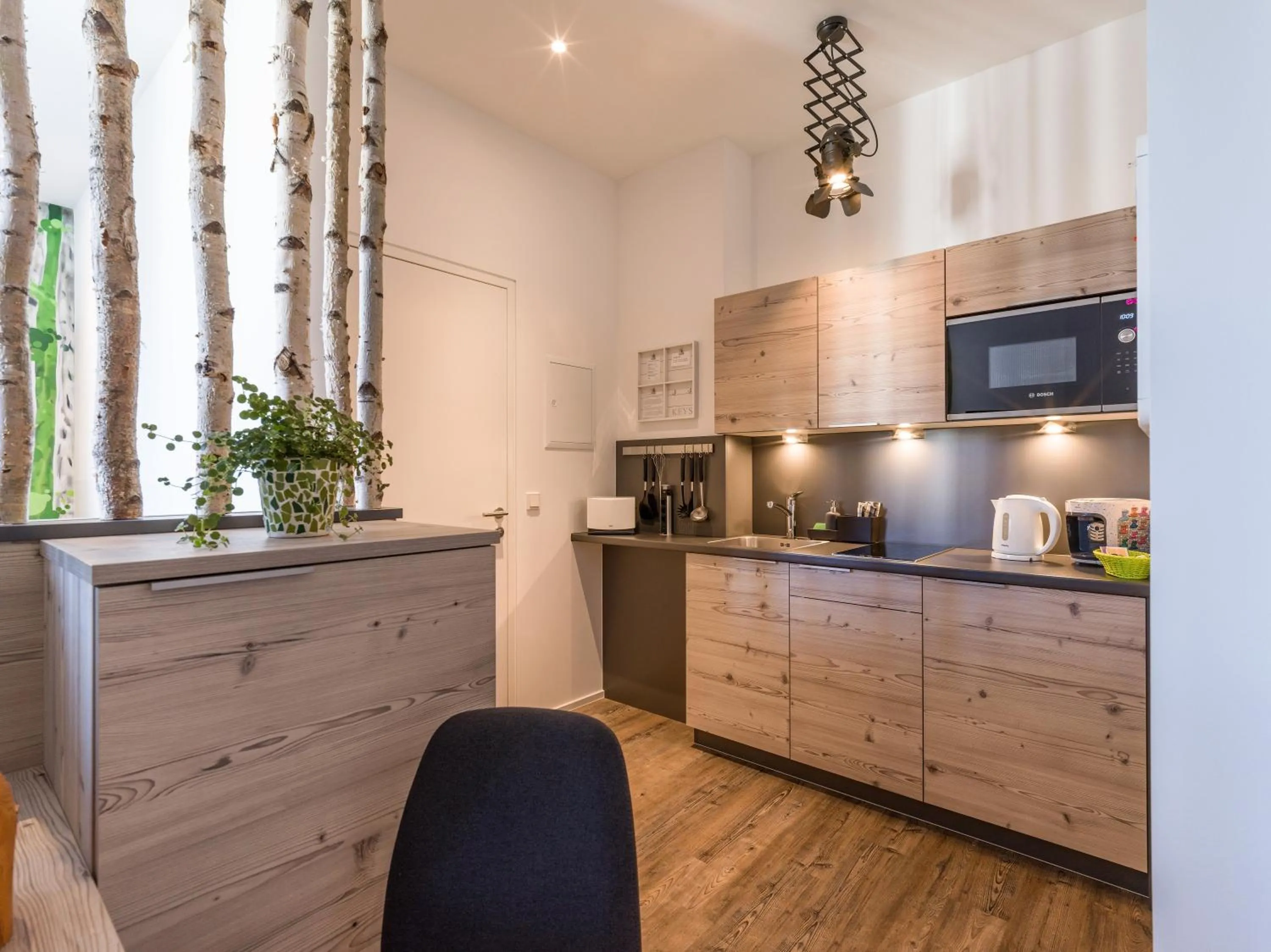 Coffee/tea facilities in Aparthotel Backstage