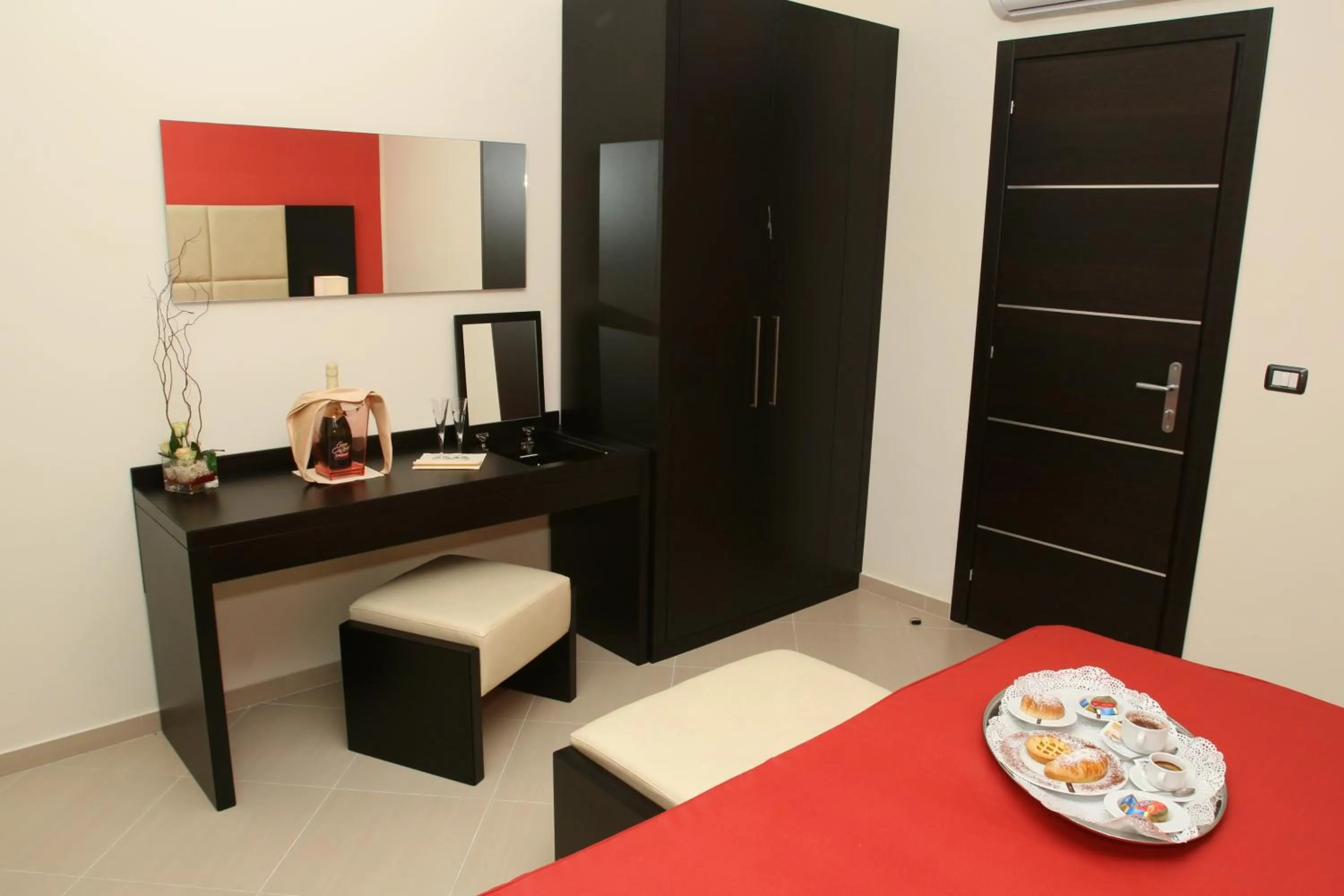 Decorative detail, Bed in Rama Palace Hotel