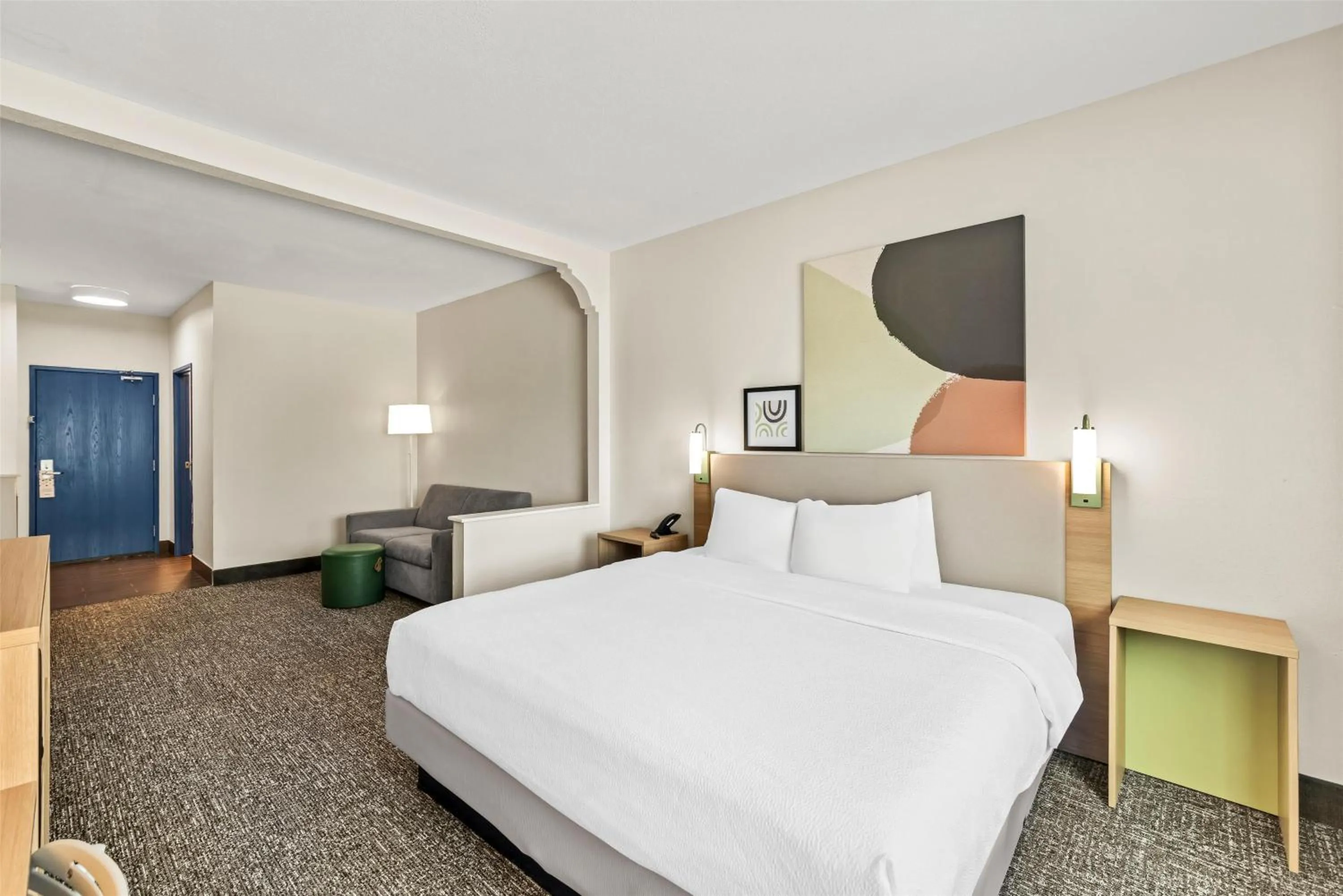 Living room, Bed in Spark by Hilton Round Rock