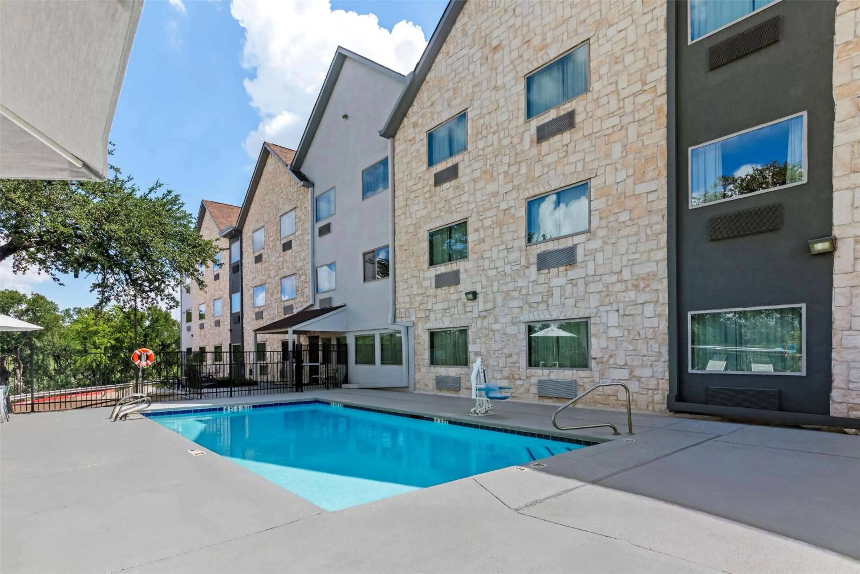 Pool view in Spark by Hilton Round Rock