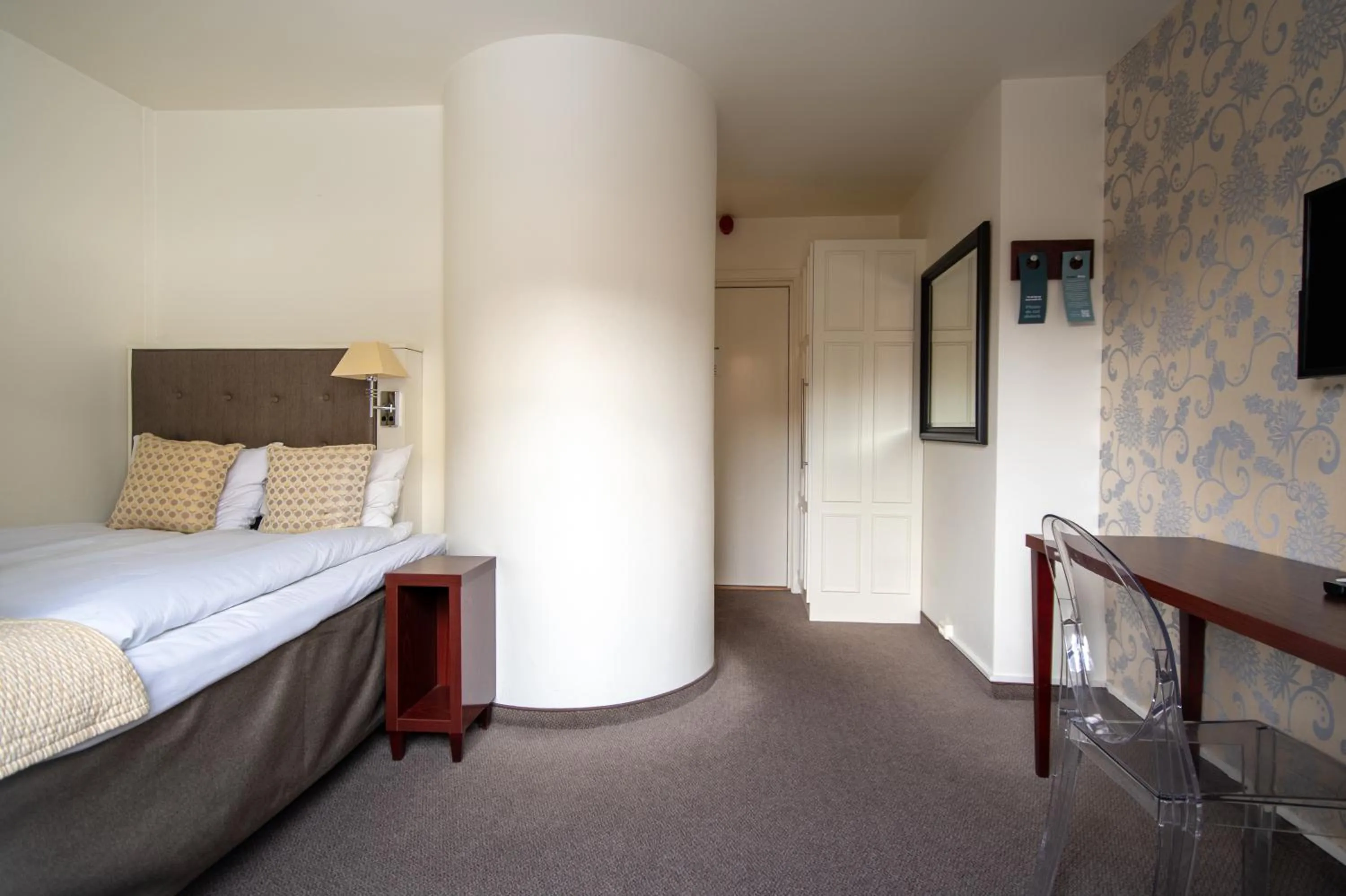 Bed in Quality Hotel Leangkollen