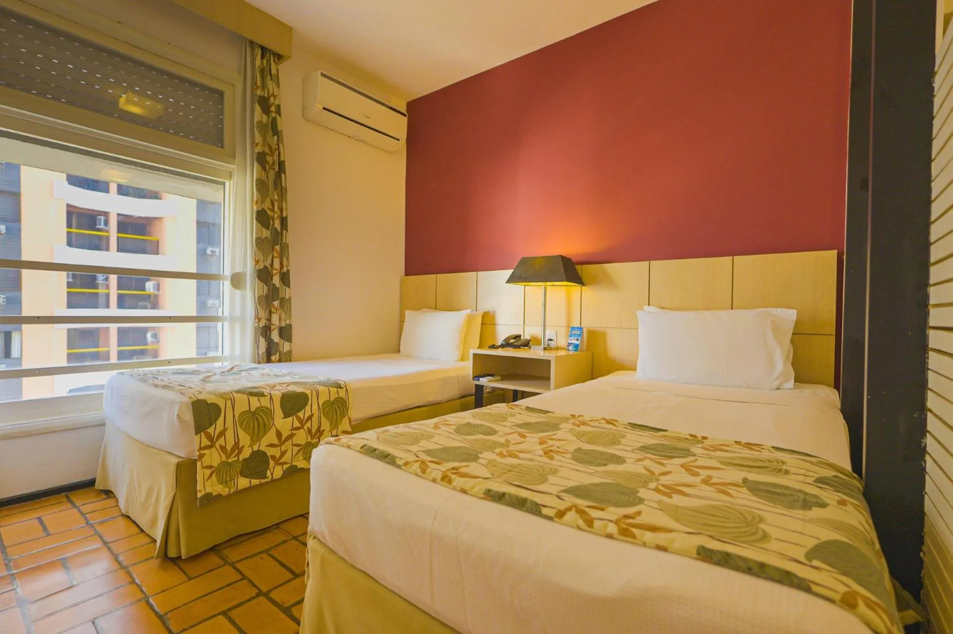 Bed in Ferraretto Guarujá Hotel & Spa