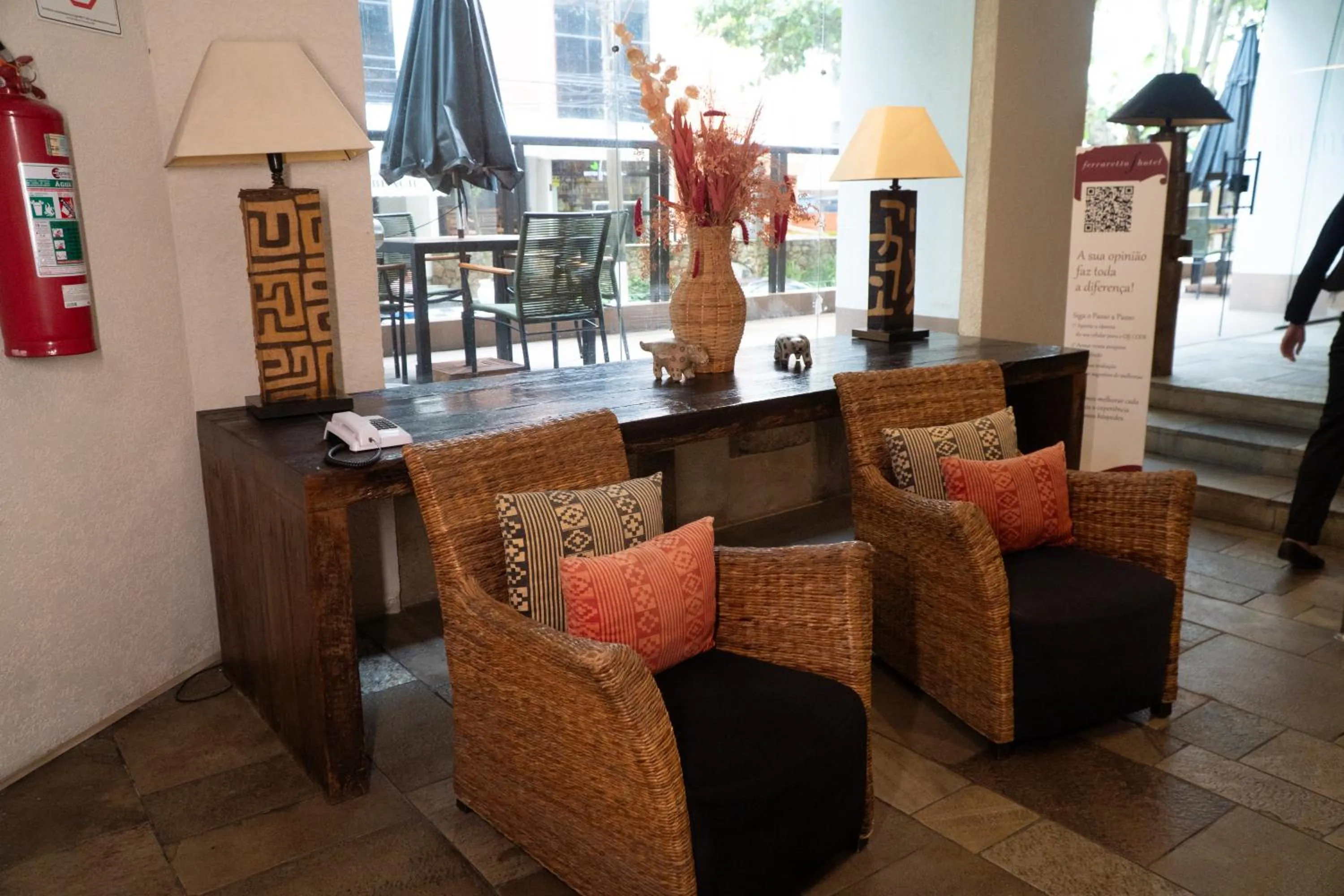 Living room in Ferraretto Guarujá Hotel & Spa
