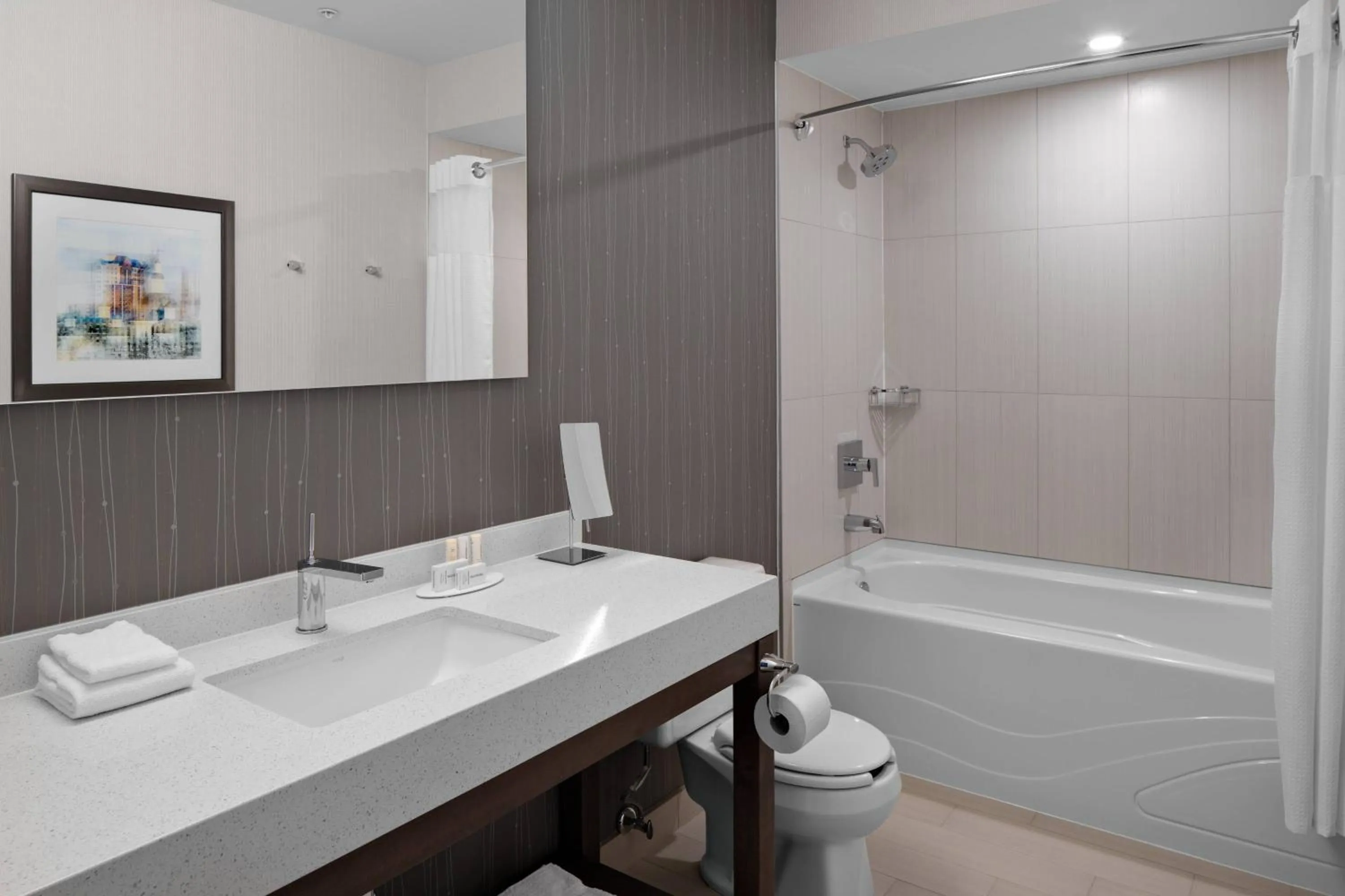 Bathroom in Courtyard by Marriott Edmonton Downtown