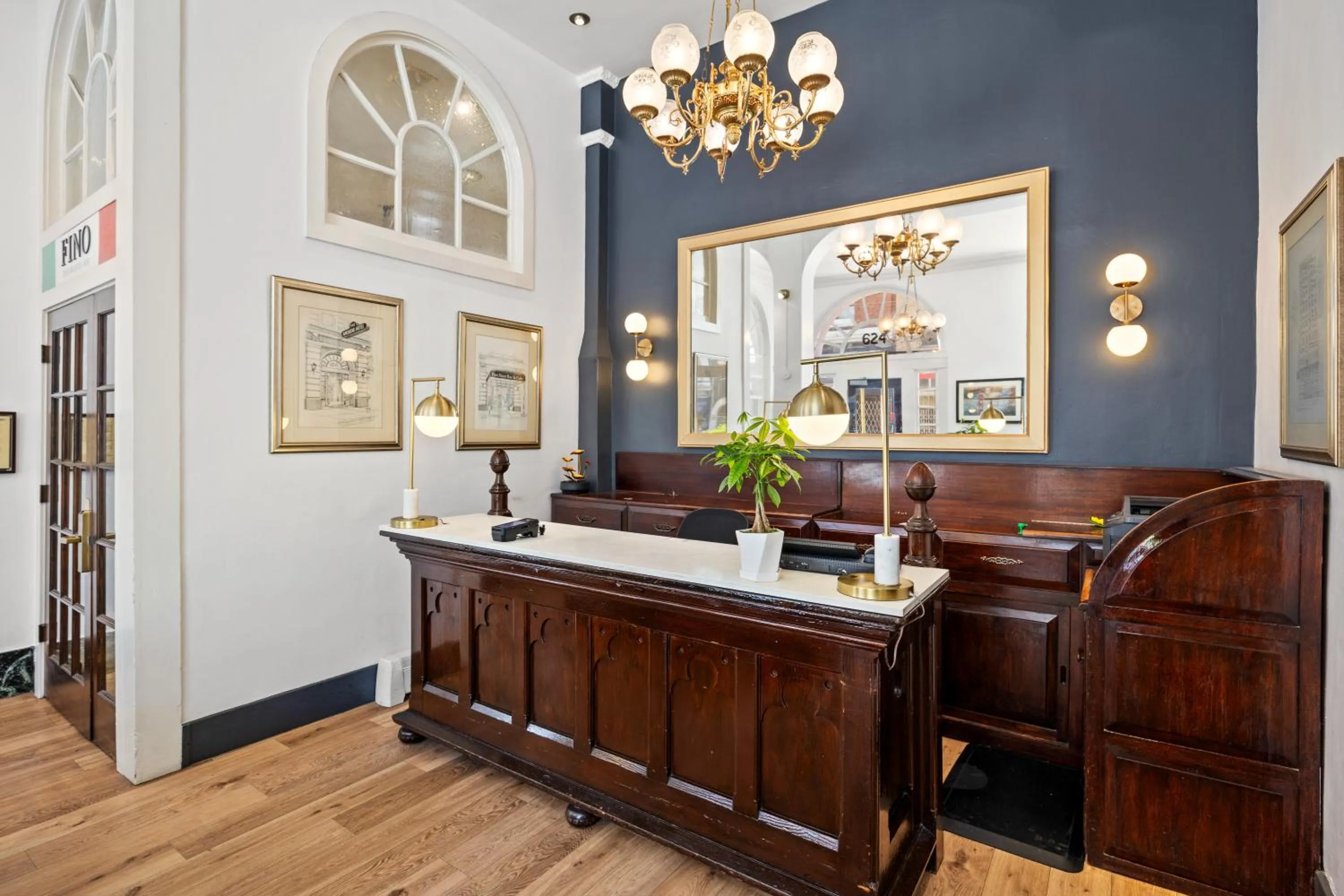 Lobby or reception in The Andrews Hotel