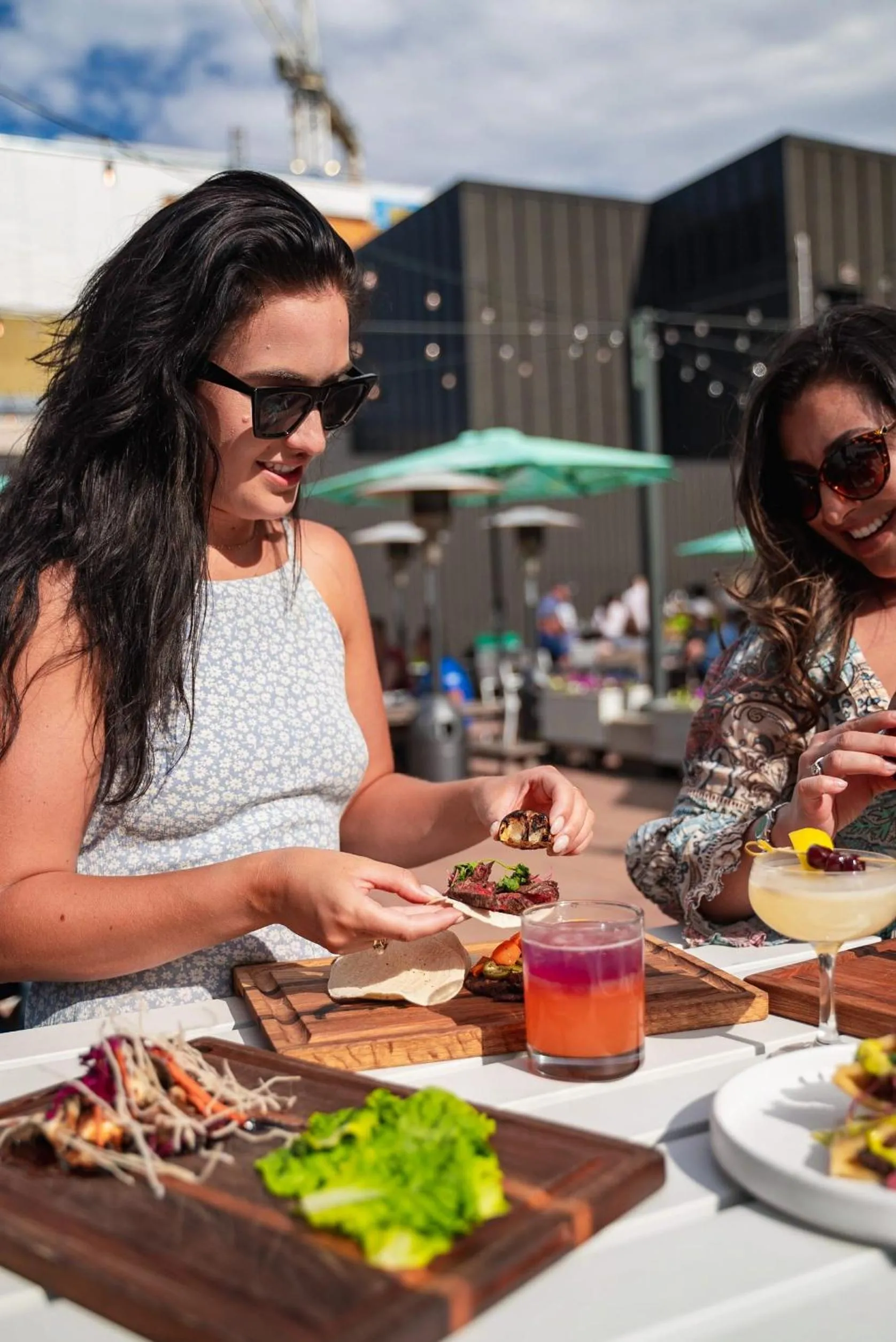 Patio in Calgary Marriott Downtown Hotel