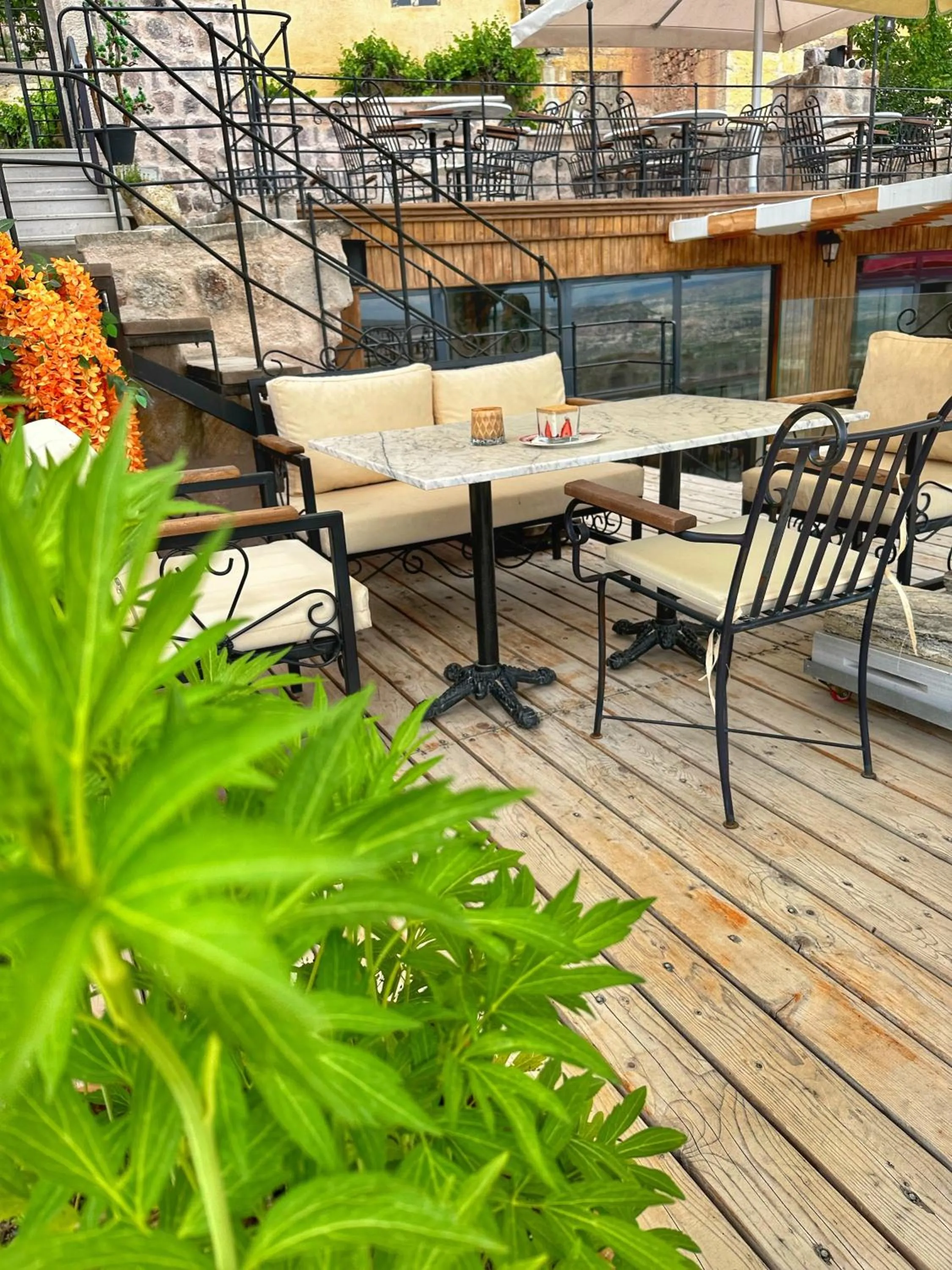 Patio in Takaev Cave House