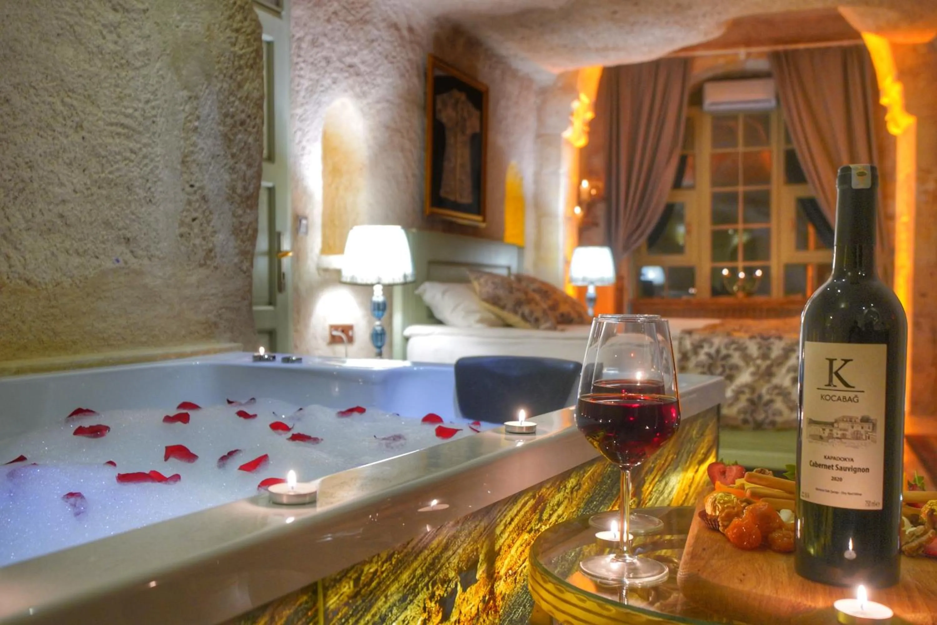 Natural landscape in Takaev Cave House