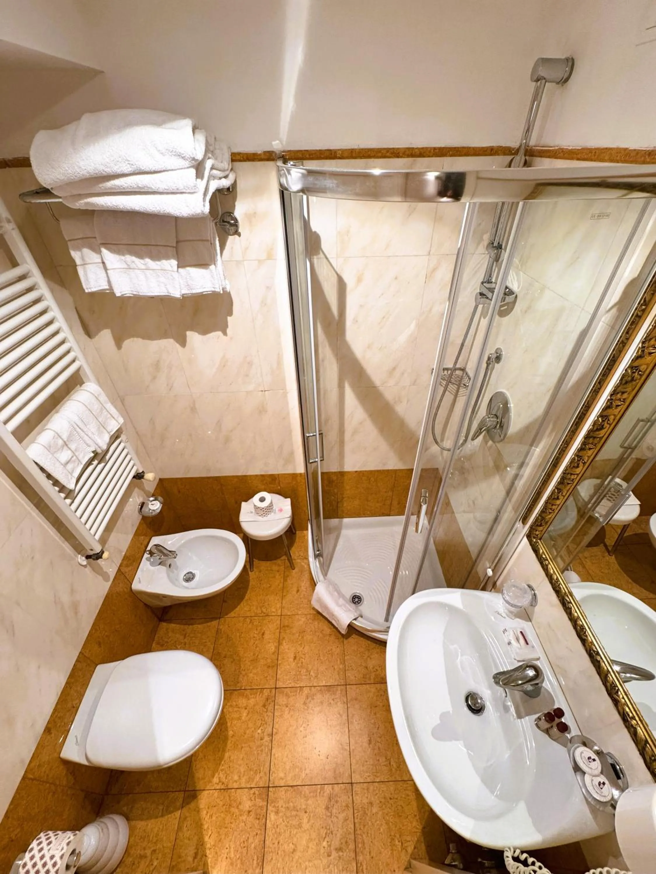 Shower in Hotel Corte Contarina