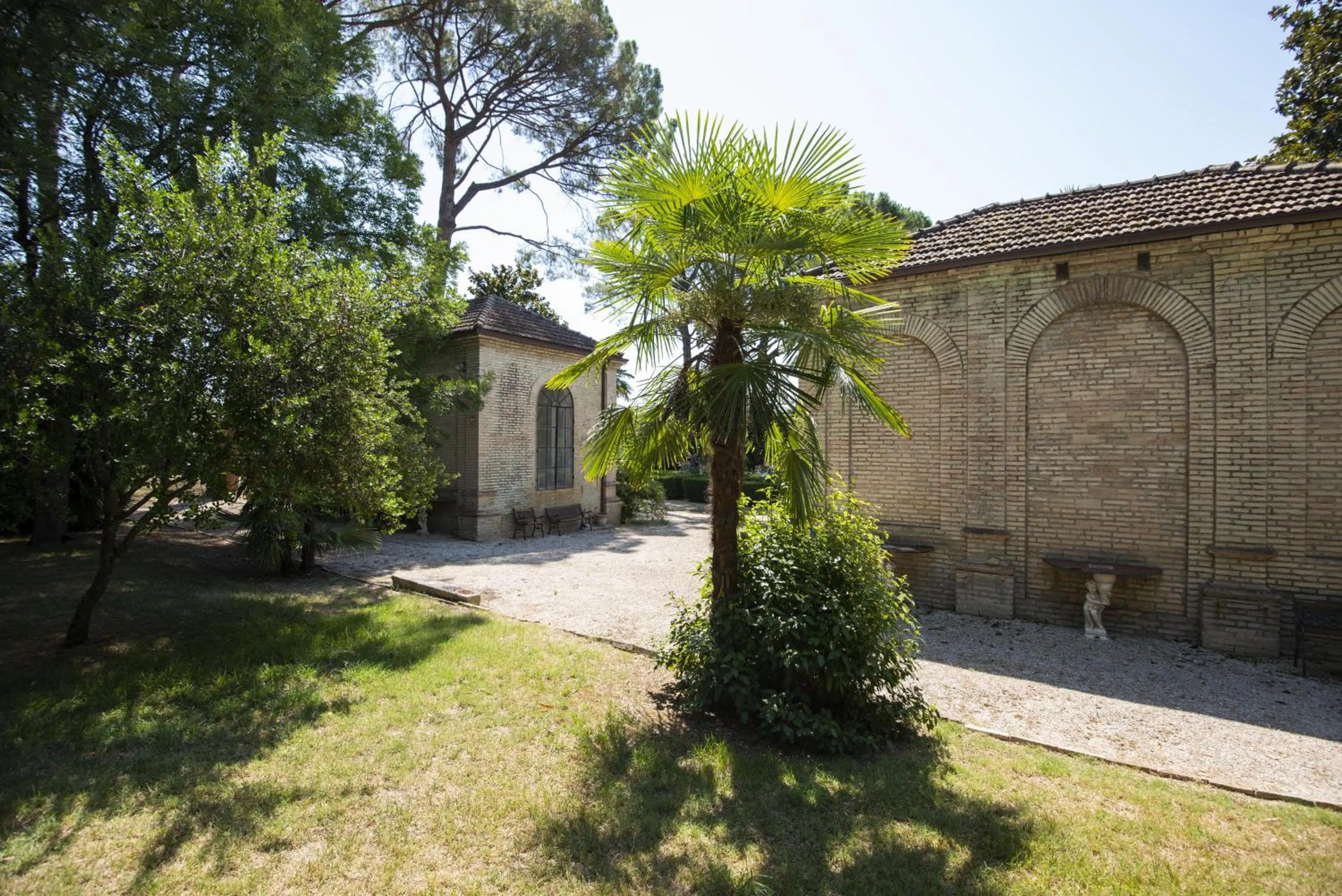 Garden view in Hotel Villa Quiete