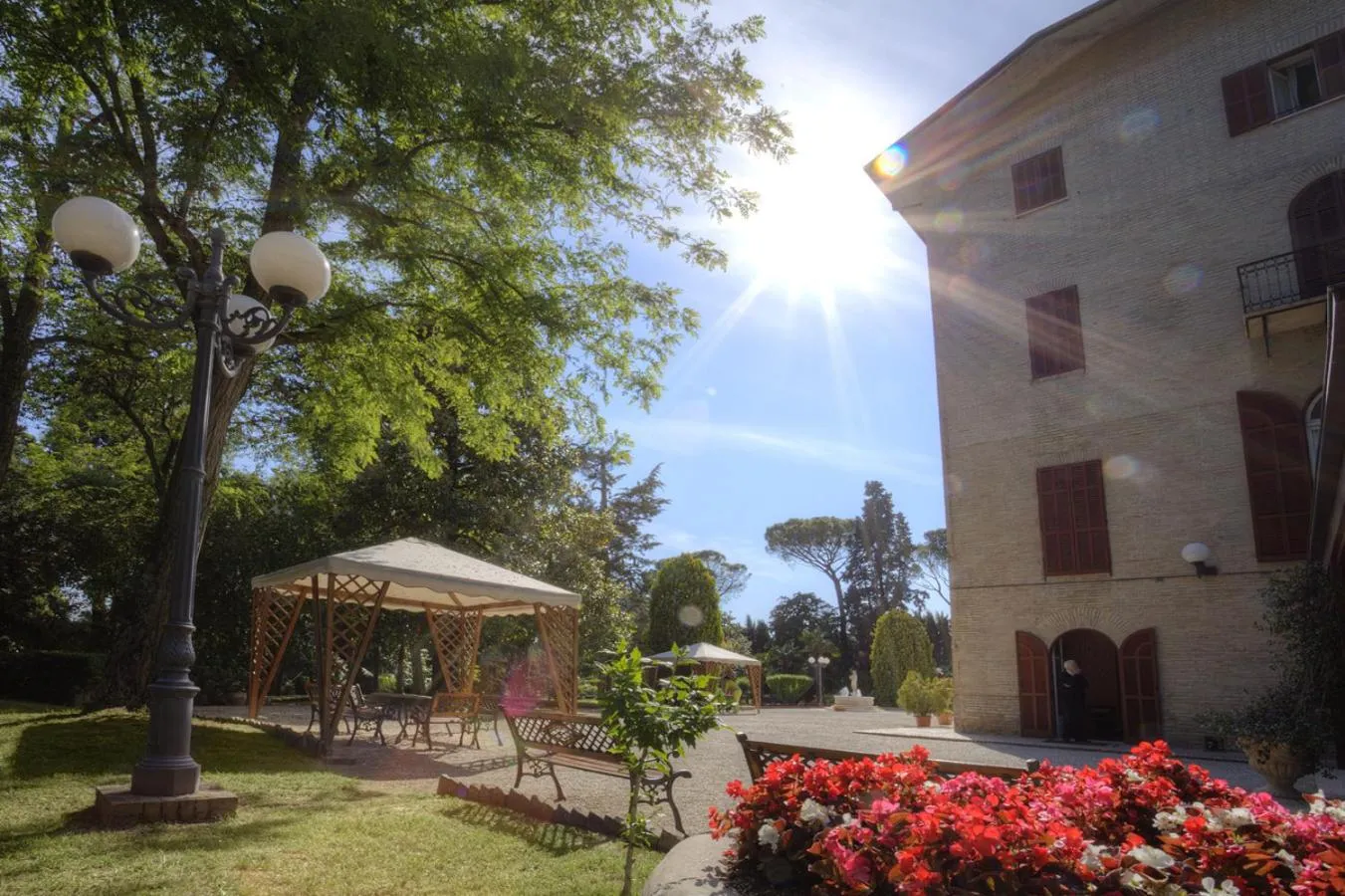 Patio in Hotel Villa Quiete