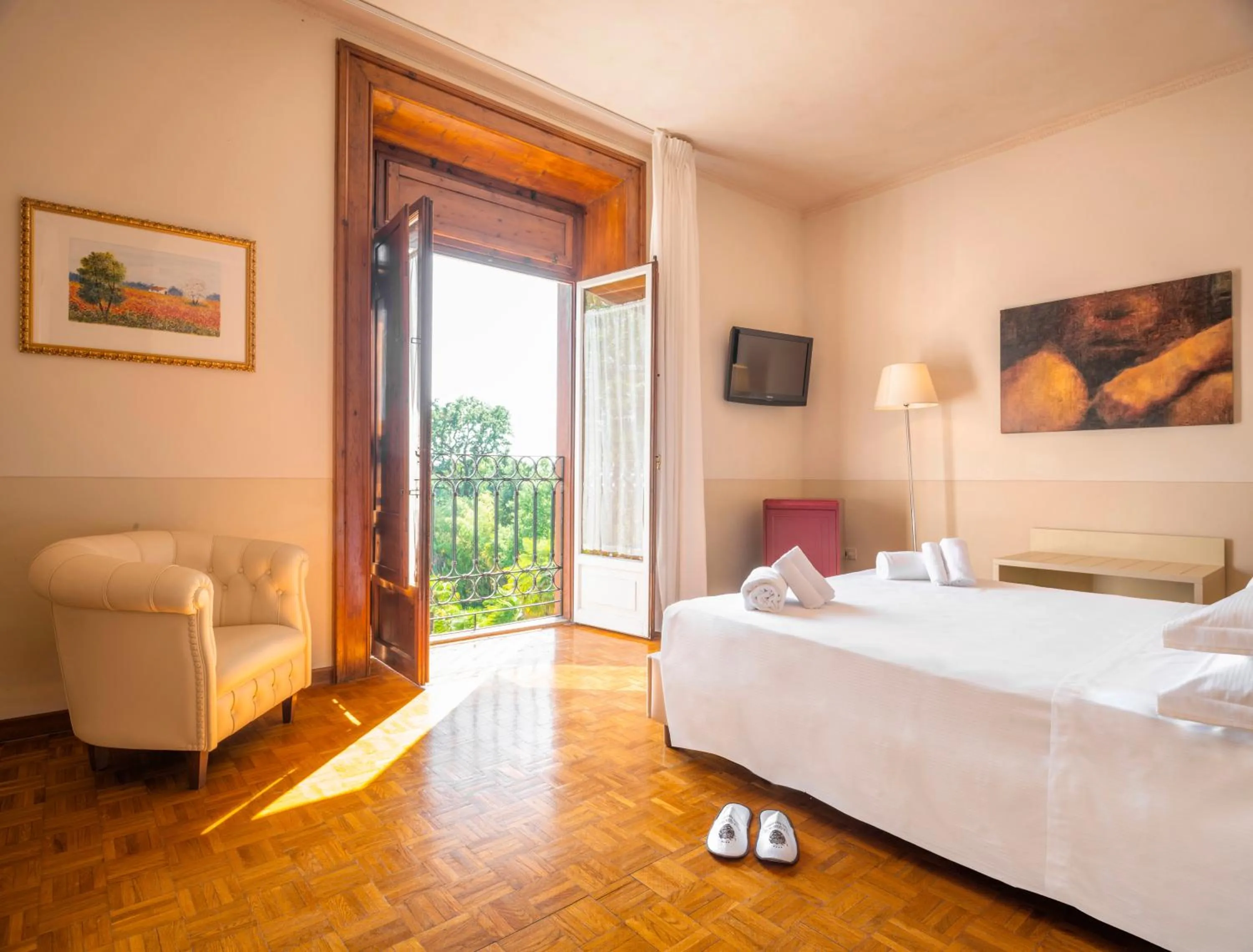 Bed in Hotel Villa Quiete