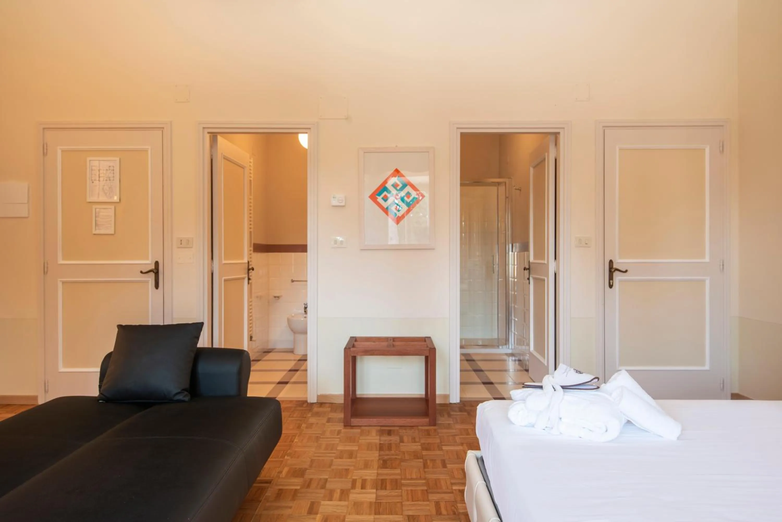 Bed in Hotel Villa Quiete