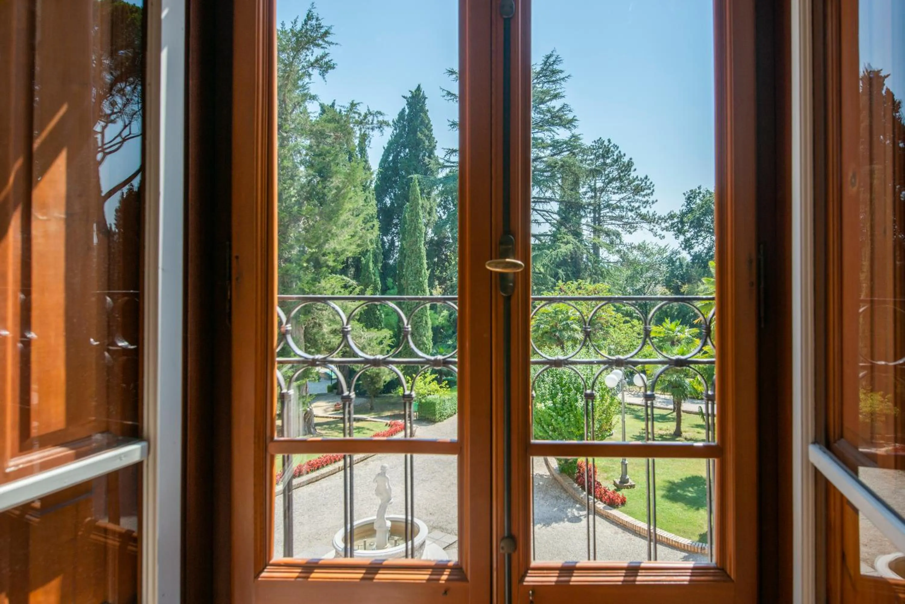 Garden view in Hotel Villa Quiete