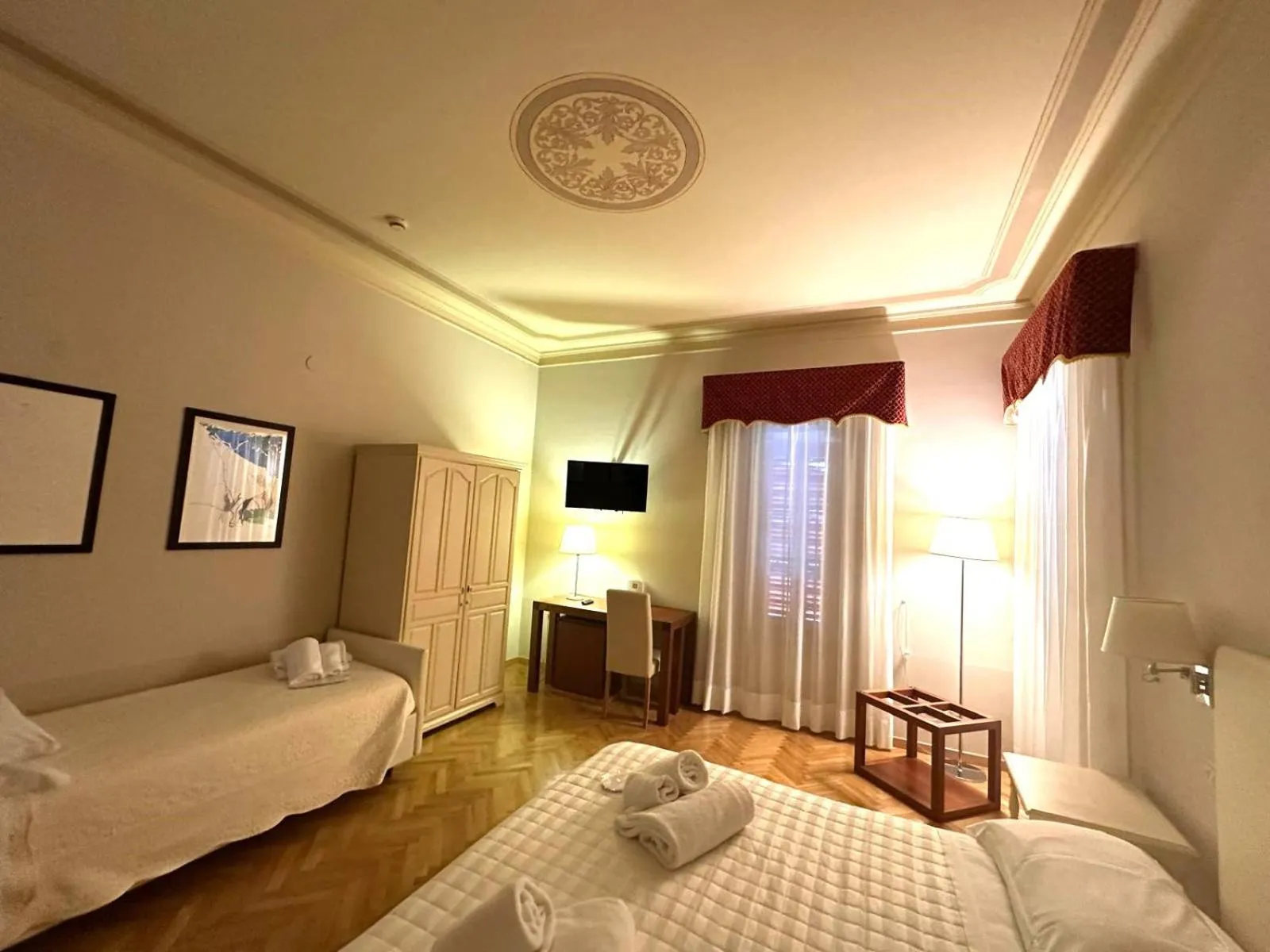 Bed in Hotel Villa Quiete