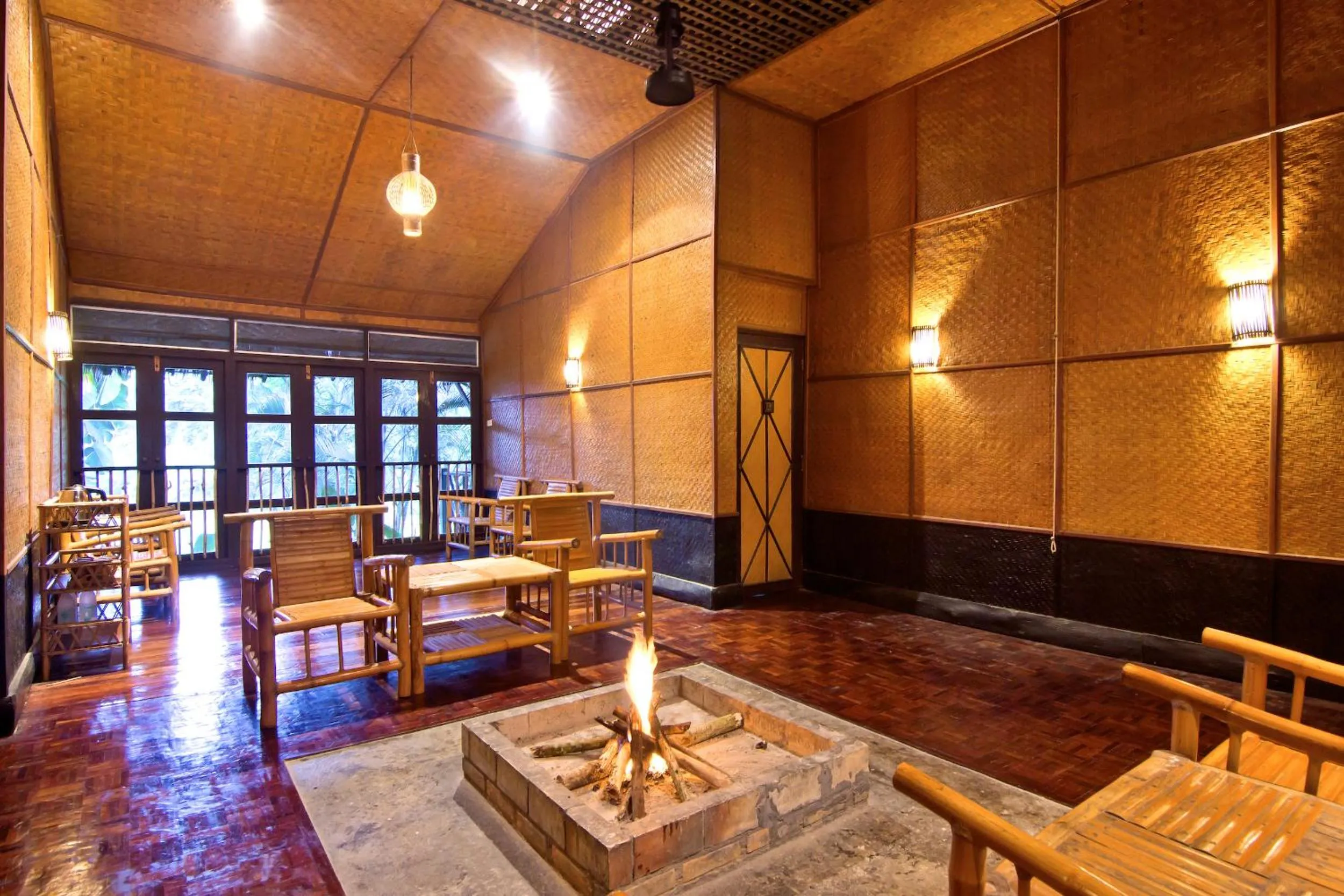 Seating area in Hmong Hilltribe Lodge