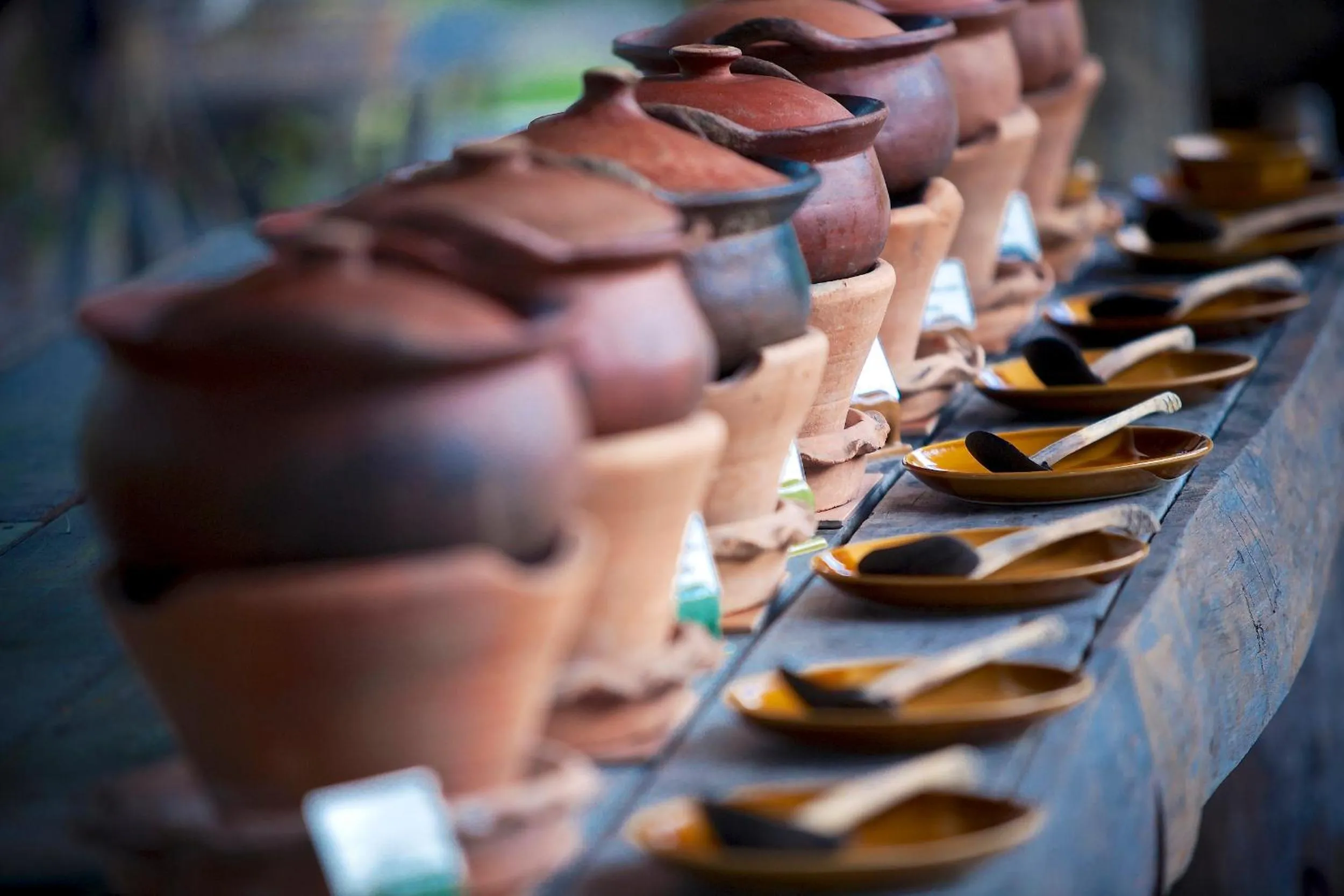 Buffet breakfast in Hmong Hilltribe Lodge