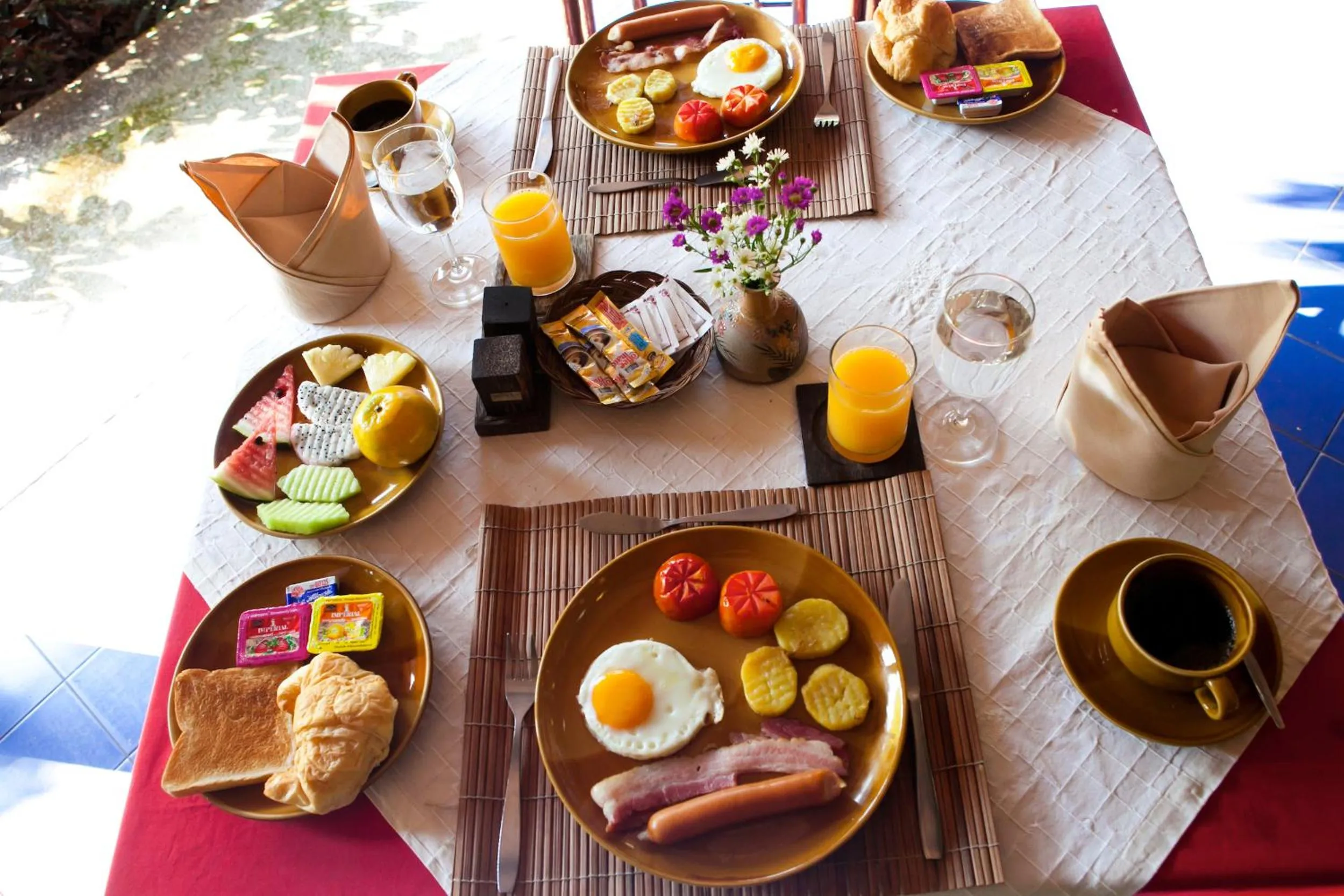 Breakfast in Hmong Hilltribe Lodge