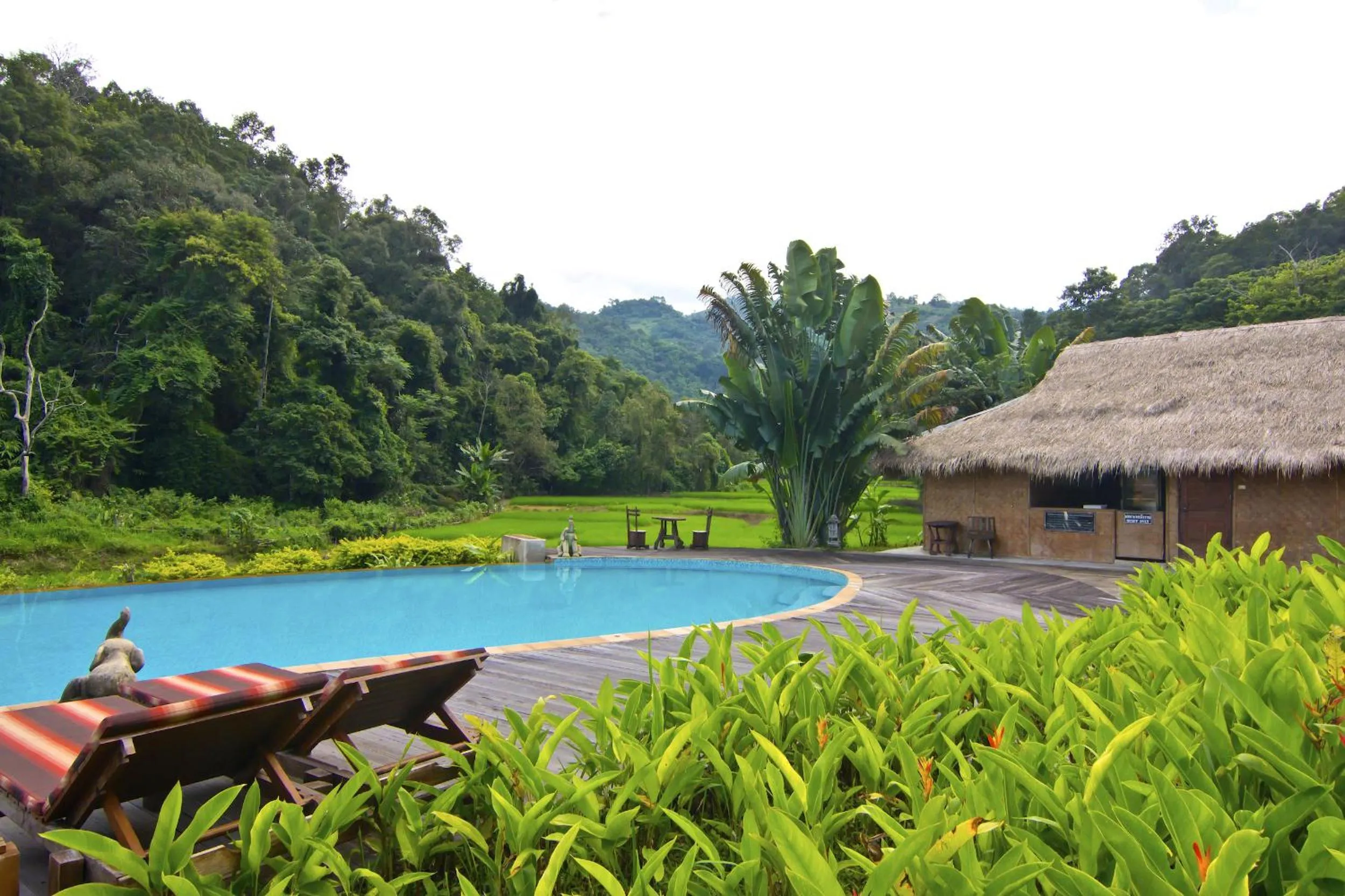 Swimming pool in Hmong Hilltribe Lodge