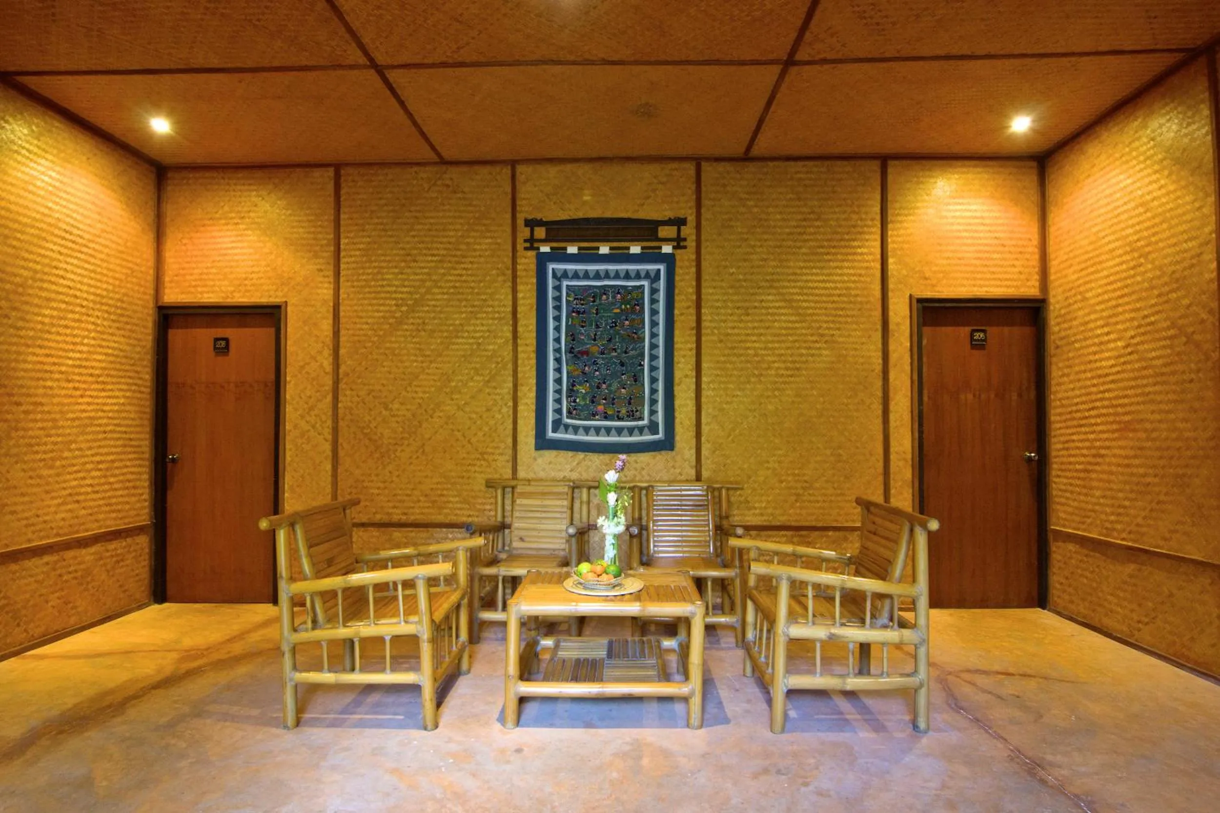 Seating area in Hmong Hilltribe Lodge