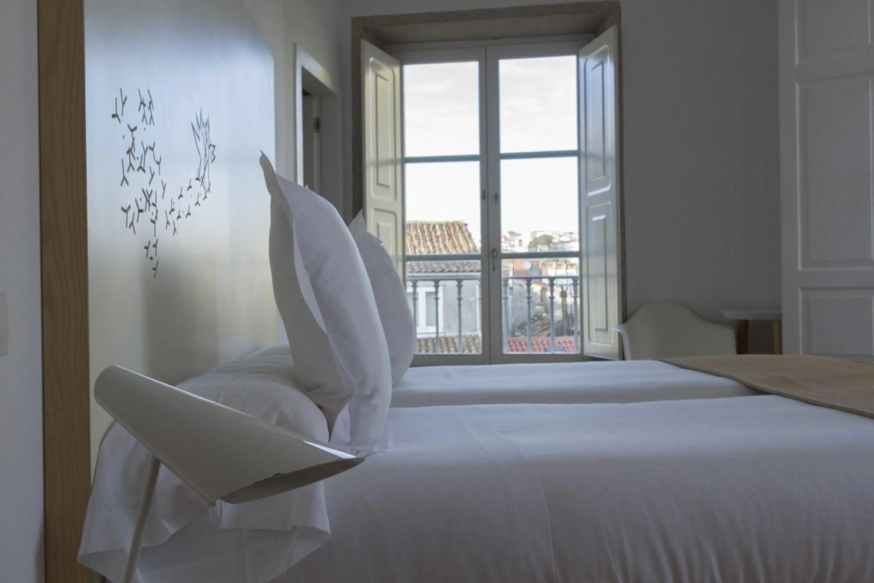 Bed in Hotel Pazo de Altamira