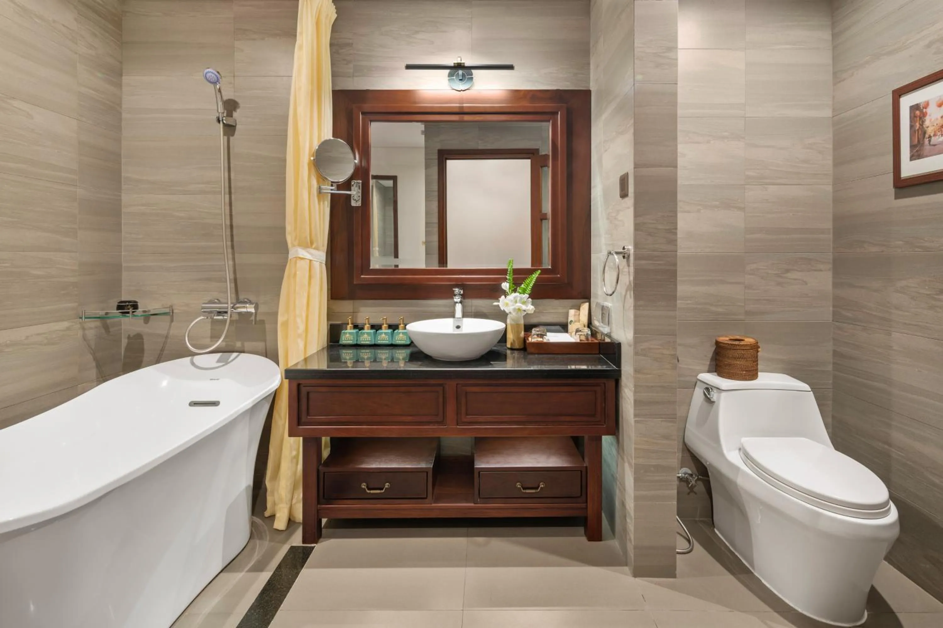 Bathroom in Silk Sense Hoi An River Resort - Green Luxury Escape