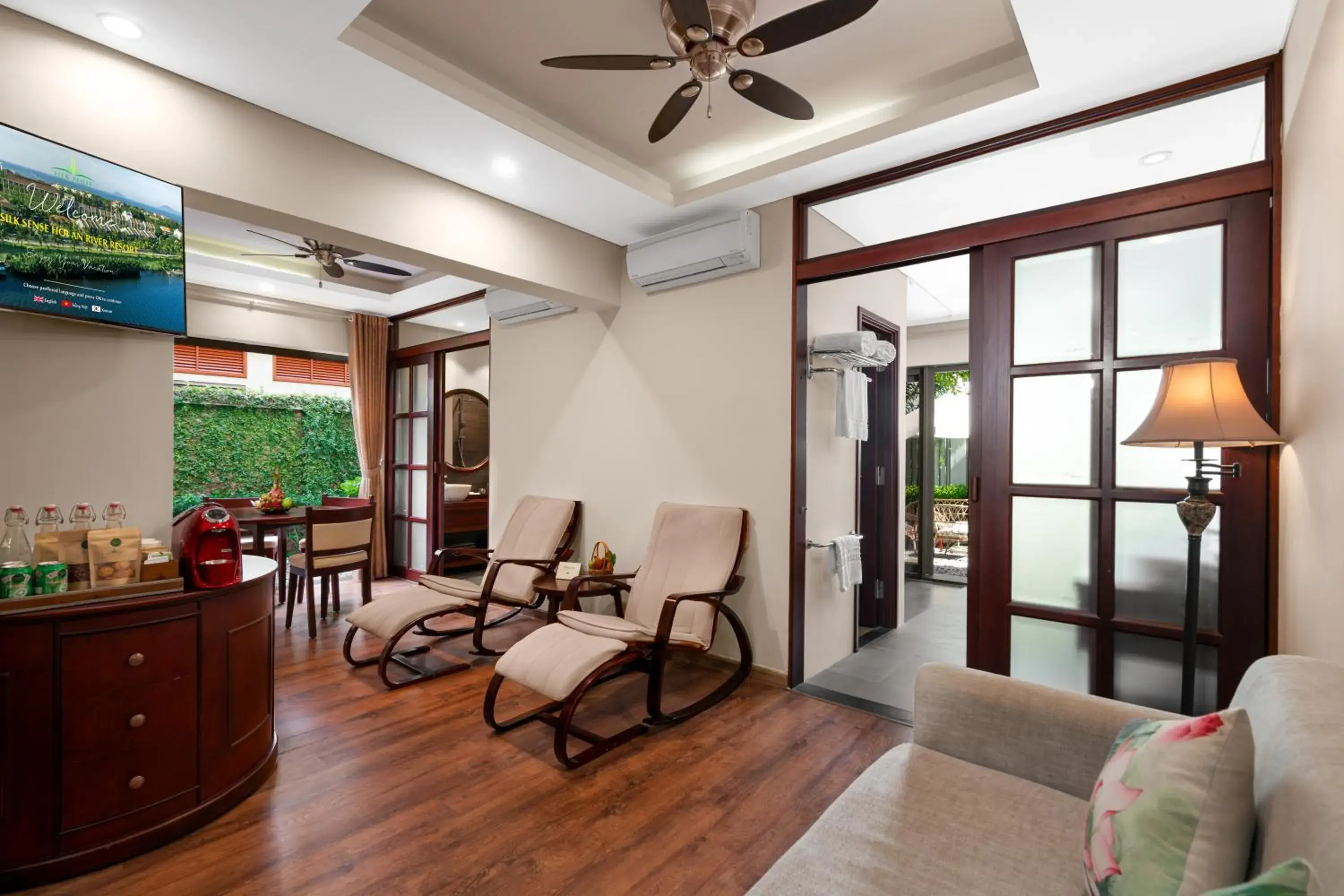 Two-Bedroom River Villa with Bathtub in Silk Sense Hoi An River Resort - A Sustainable Destination Two-Bedroom River Villa with Bathtub in Silk Sense Hoi An River Resort - A Sustainable Destination