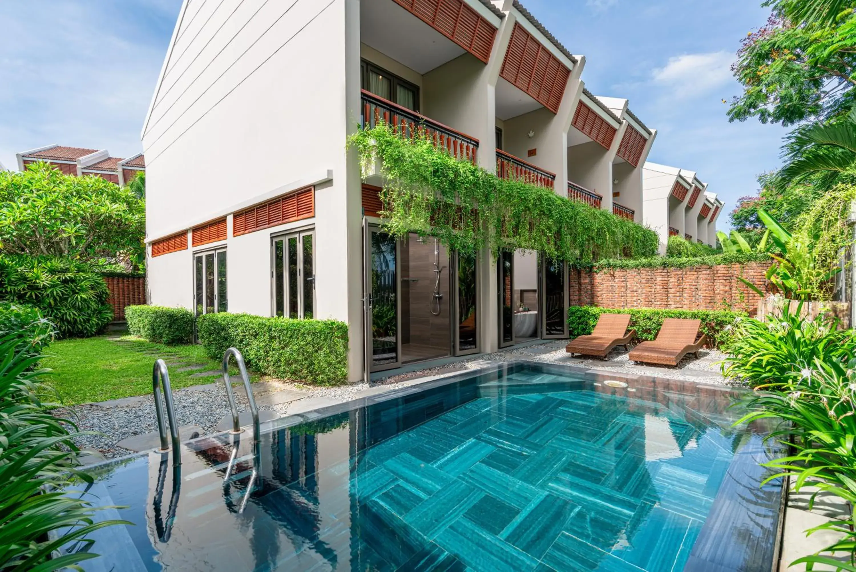 Two-Bedroom River Villa with Private Pool and Bathtub in Silk Sense Hoi An River Resort - A Sustainable Destination Two-Bedroom River Villa with Private Pool and Bathtub in Silk Sense Hoi An River Resort - A Sustainable Destination