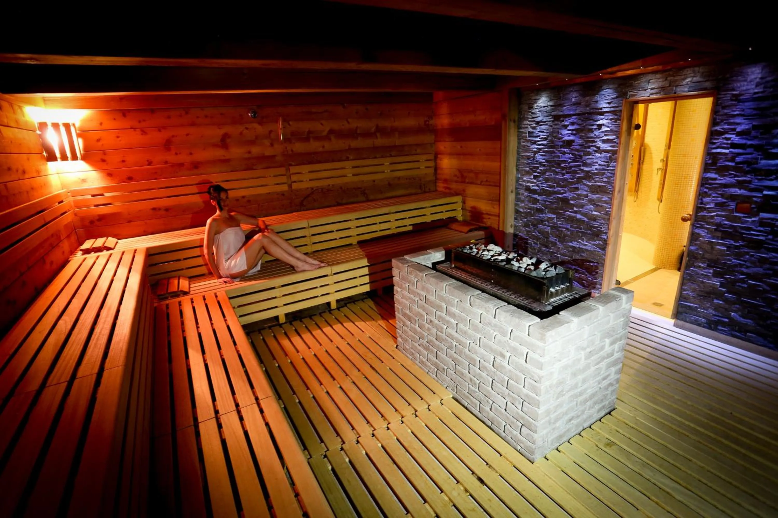 Sauna in Hotel Palcát