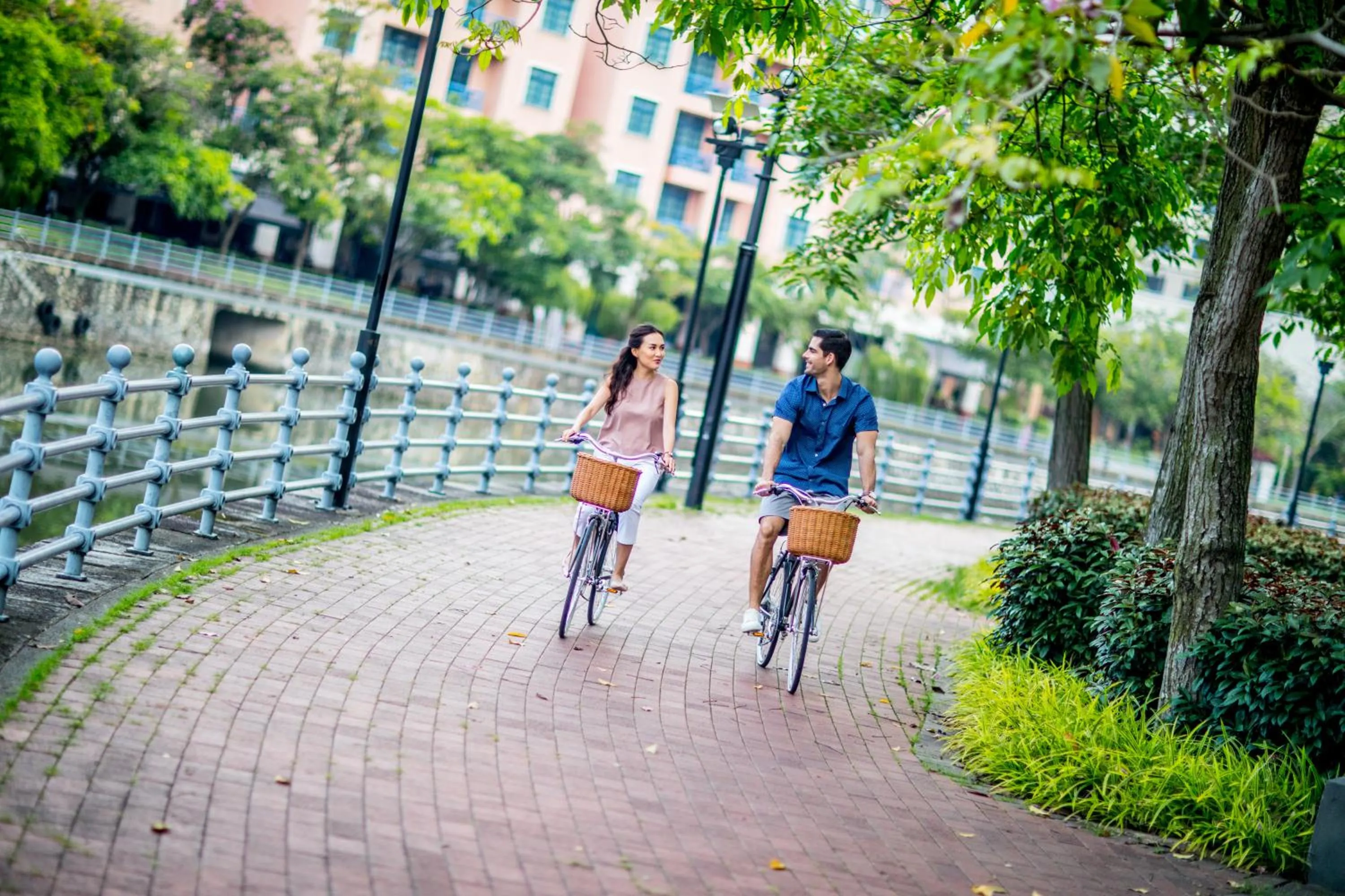 Cycling in InterContinental Singapore Robertson Quay by IHG