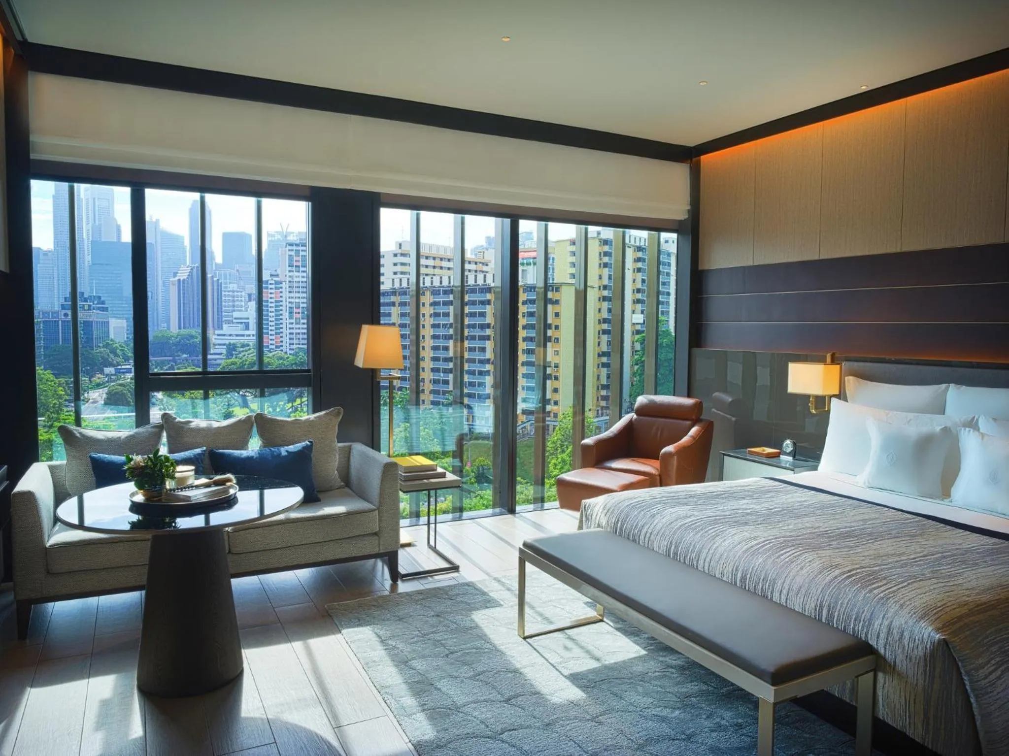 Photo of the whole room, Bed in InterContinental Singapore Robertson Quay by IHG