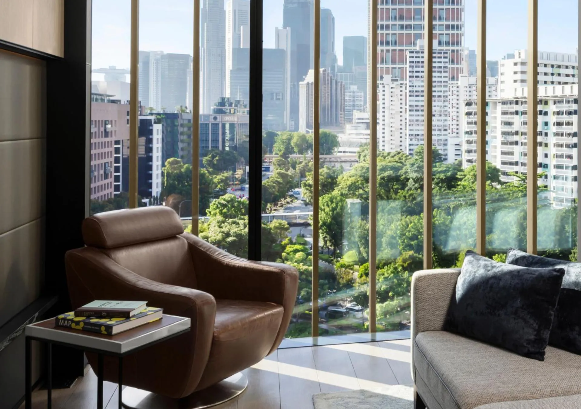 Seating area in InterContinental Singapore Robertson Quay by IHG