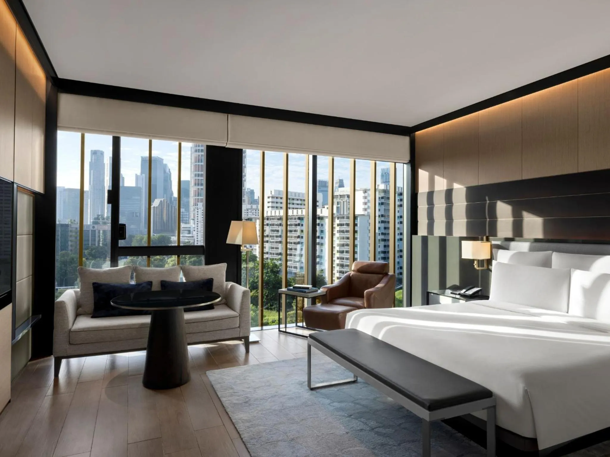 Photo of the whole room, Bed in InterContinental Singapore Robertson Quay by IHG