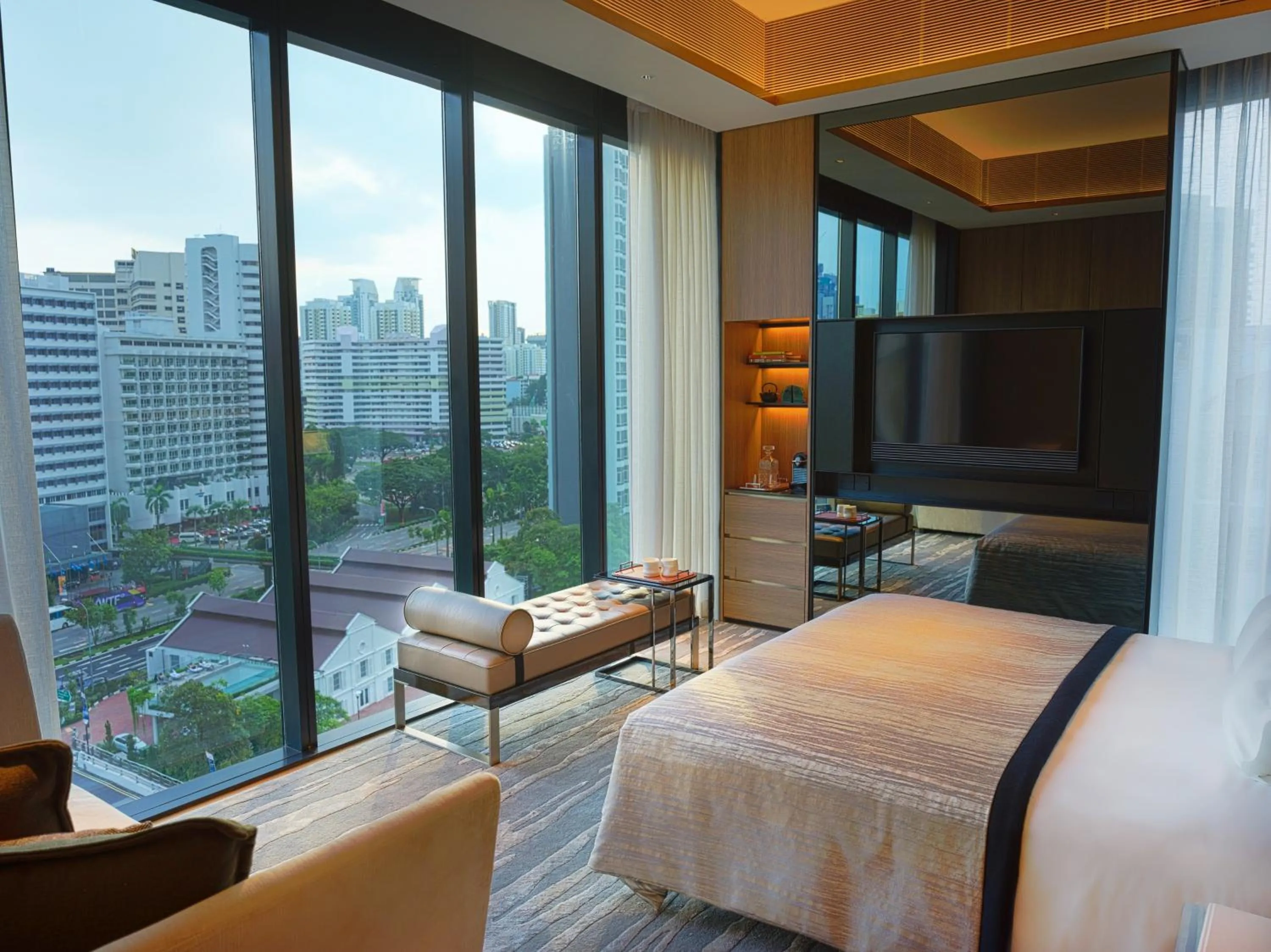 Photo of the whole room, Bed in InterContinental Singapore Robertson Quay by IHG