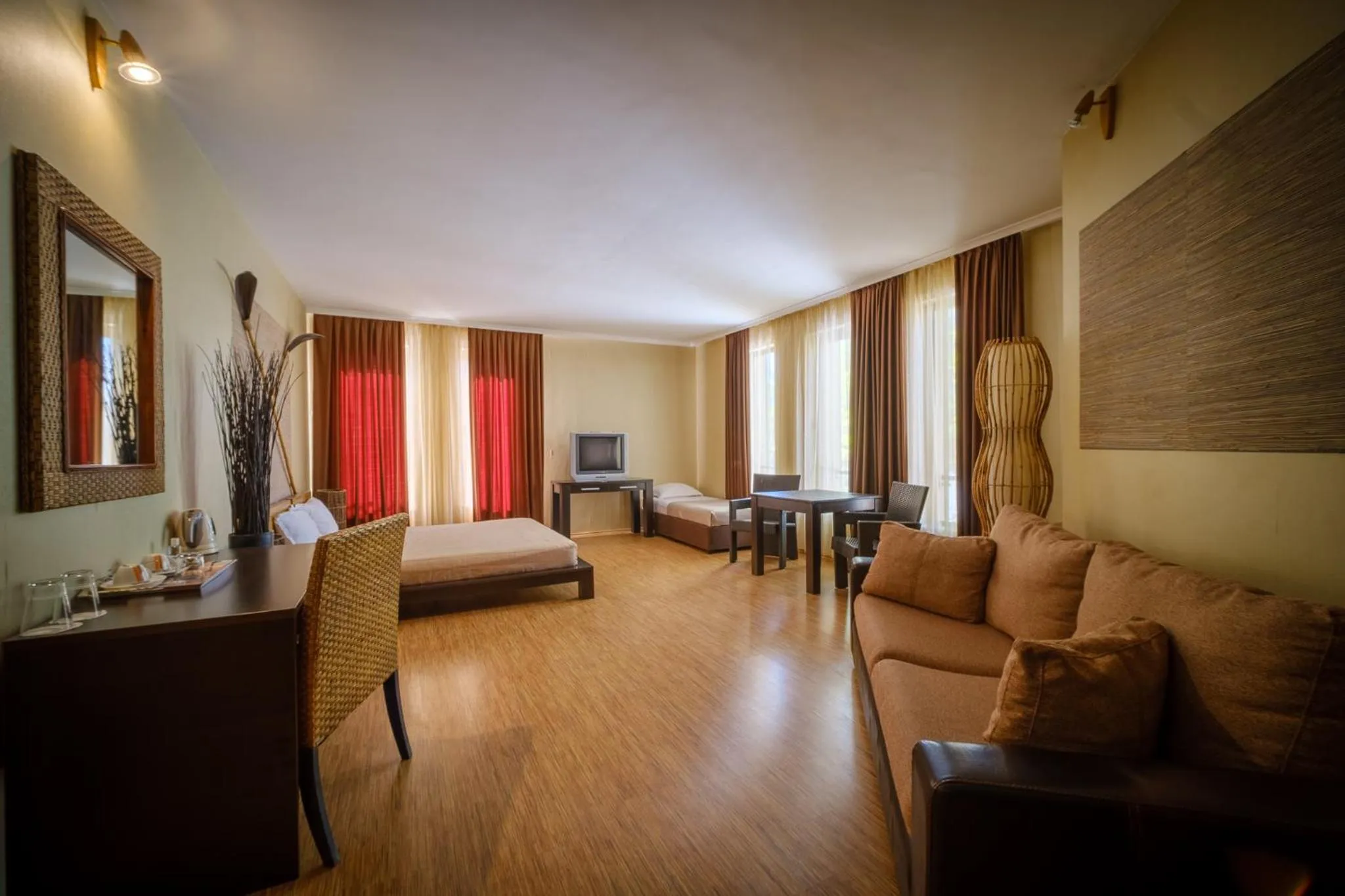 Living room, Bed in Family hotel Classic