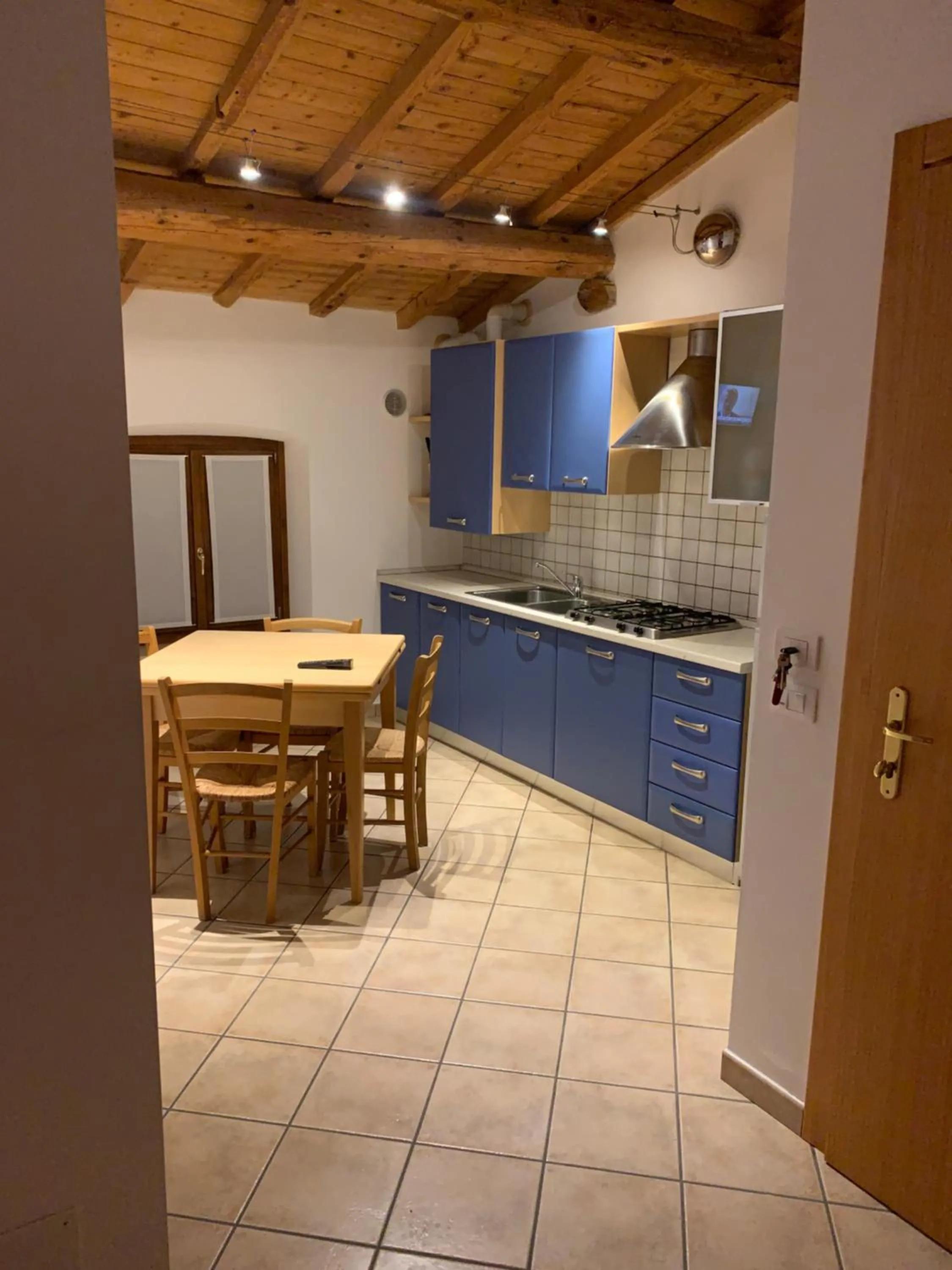 Kitchen or kitchenette in Agriturismo La Palazzina