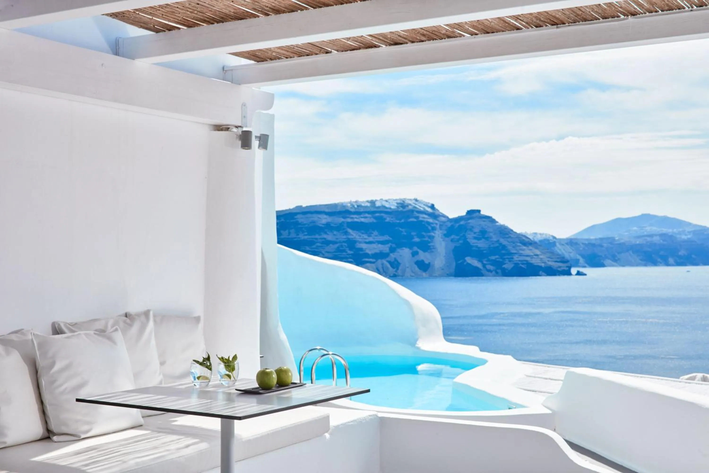 Balcony/Terrace in Katikies Santorini - The Leading Hotels Of The World