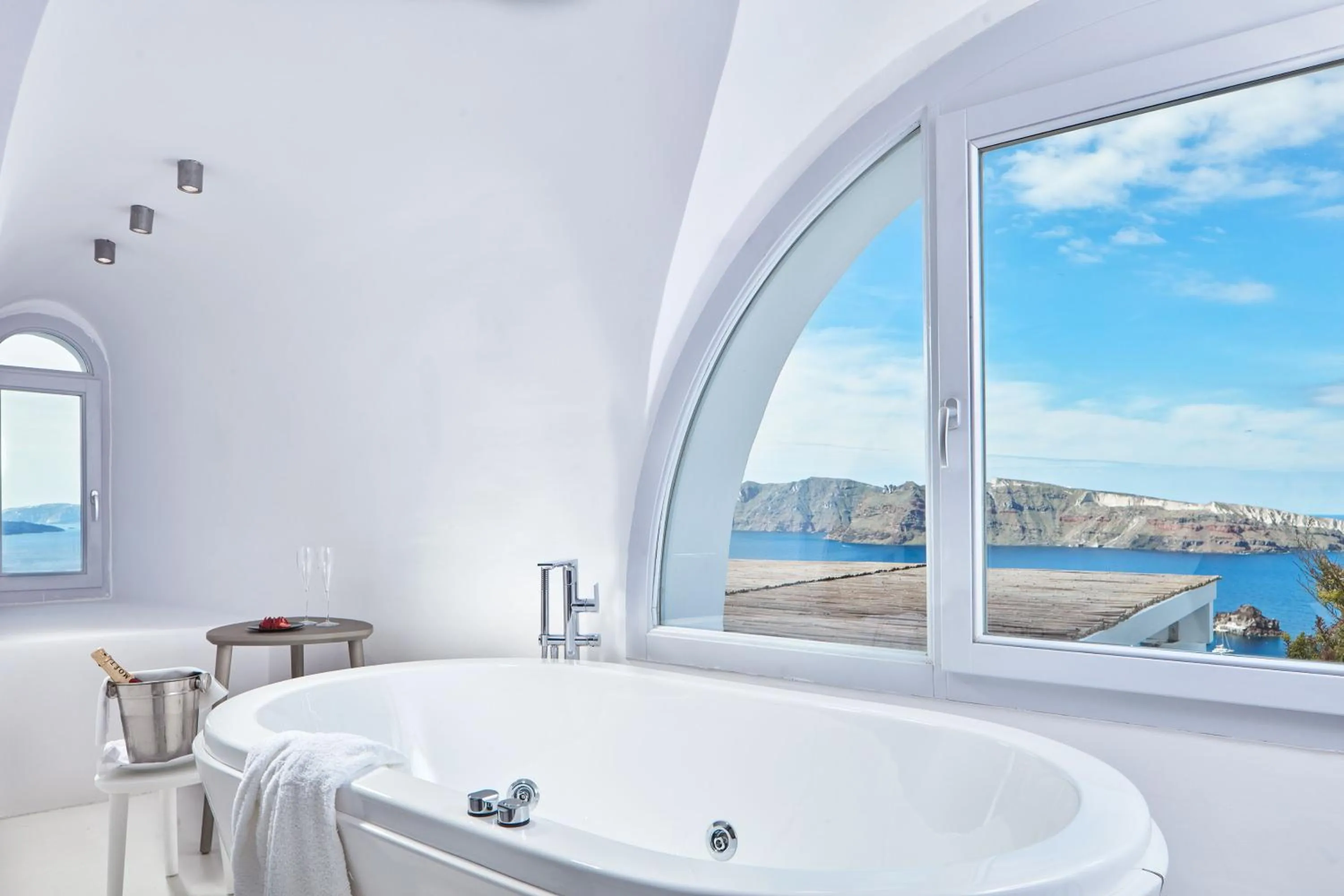 Bathroom in Katikies Santorini - The Leading Hotels Of The World
