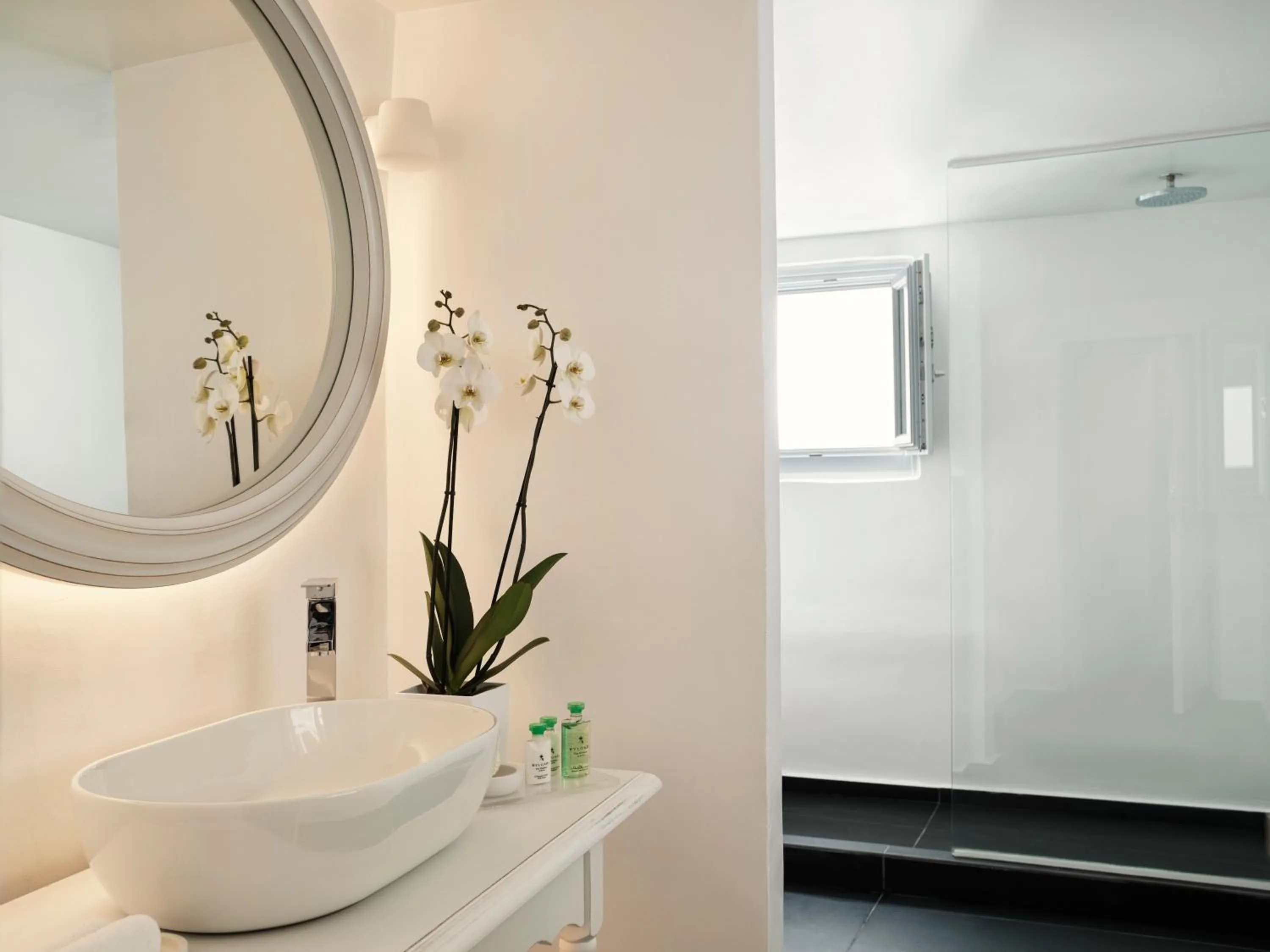 Bathroom in Katikies Santorini - The Leading Hotels Of The World