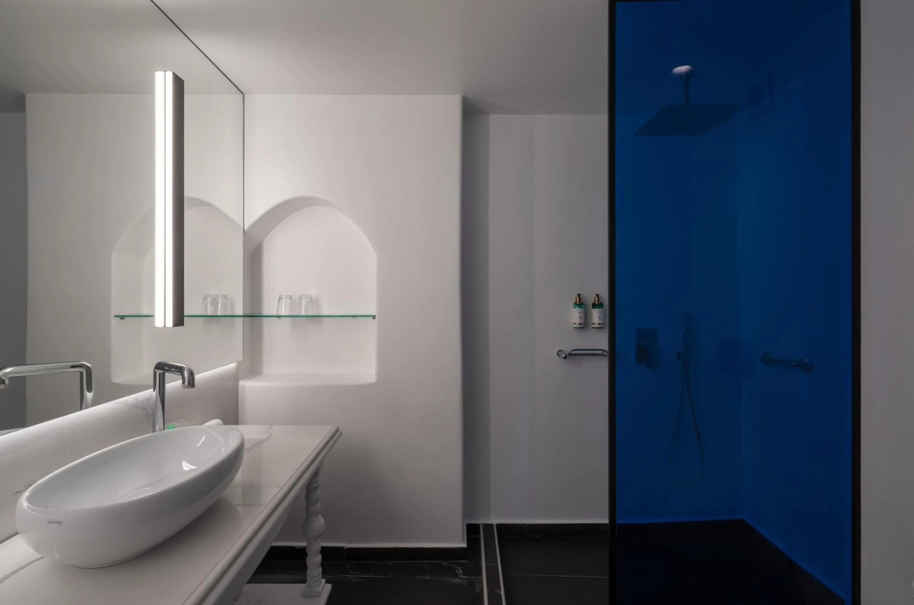 Bathroom in Katikies Santorini - The Leading Hotels Of The World