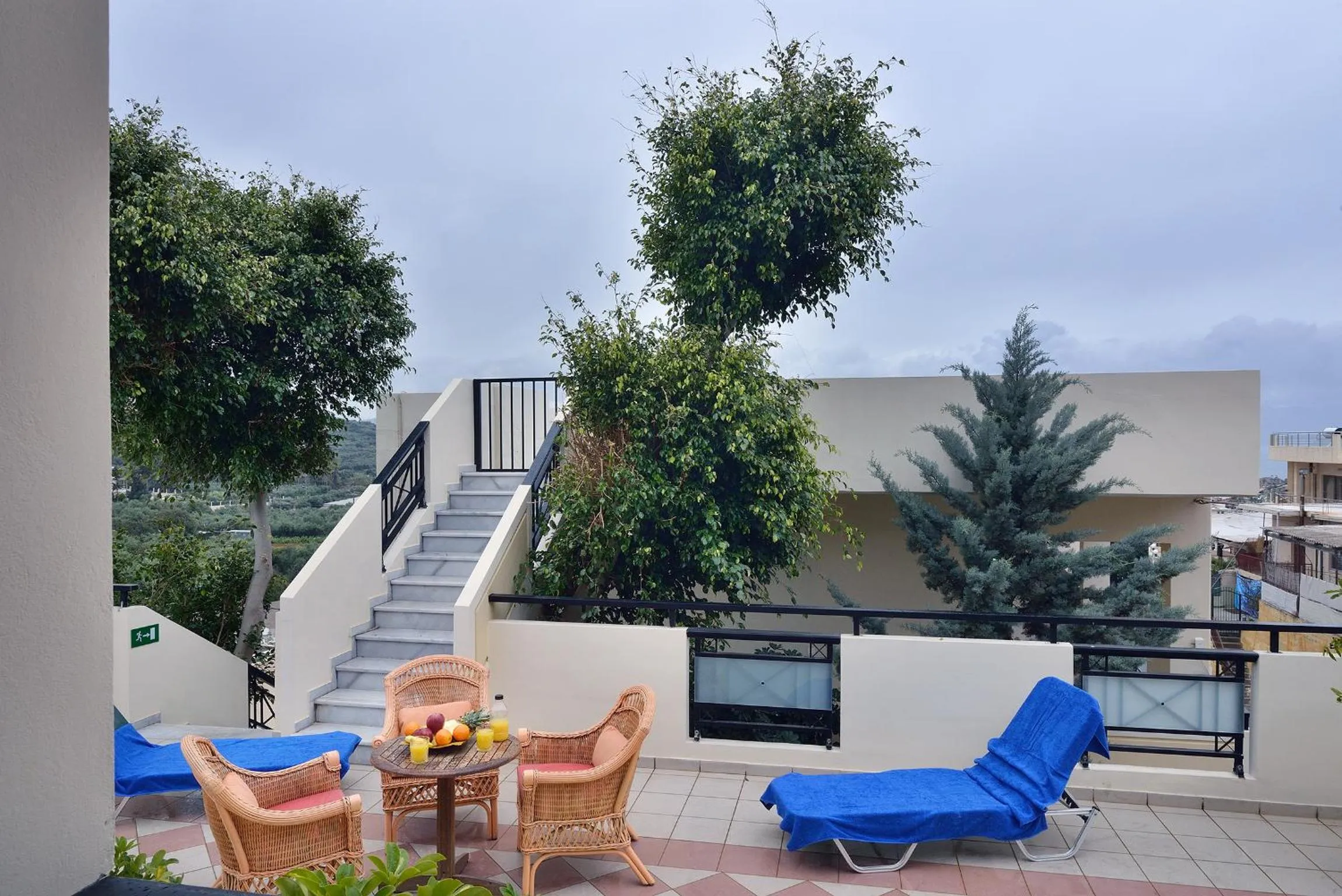 Balcony/Terrace in Mythos- Platanias- Hotel -Apts