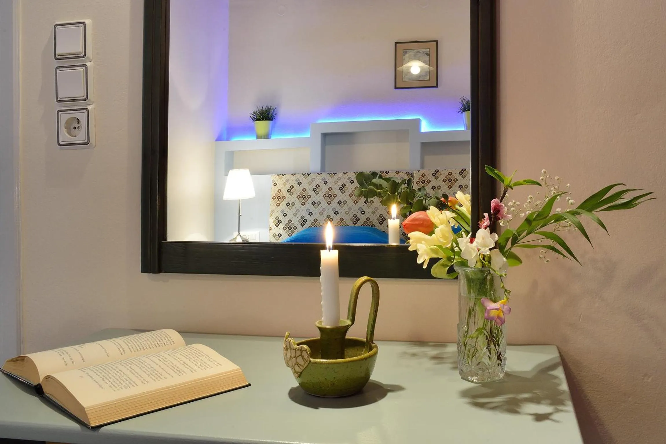 Kitchen or kitchenette in Mythos- Platanias- Hotel -Apts