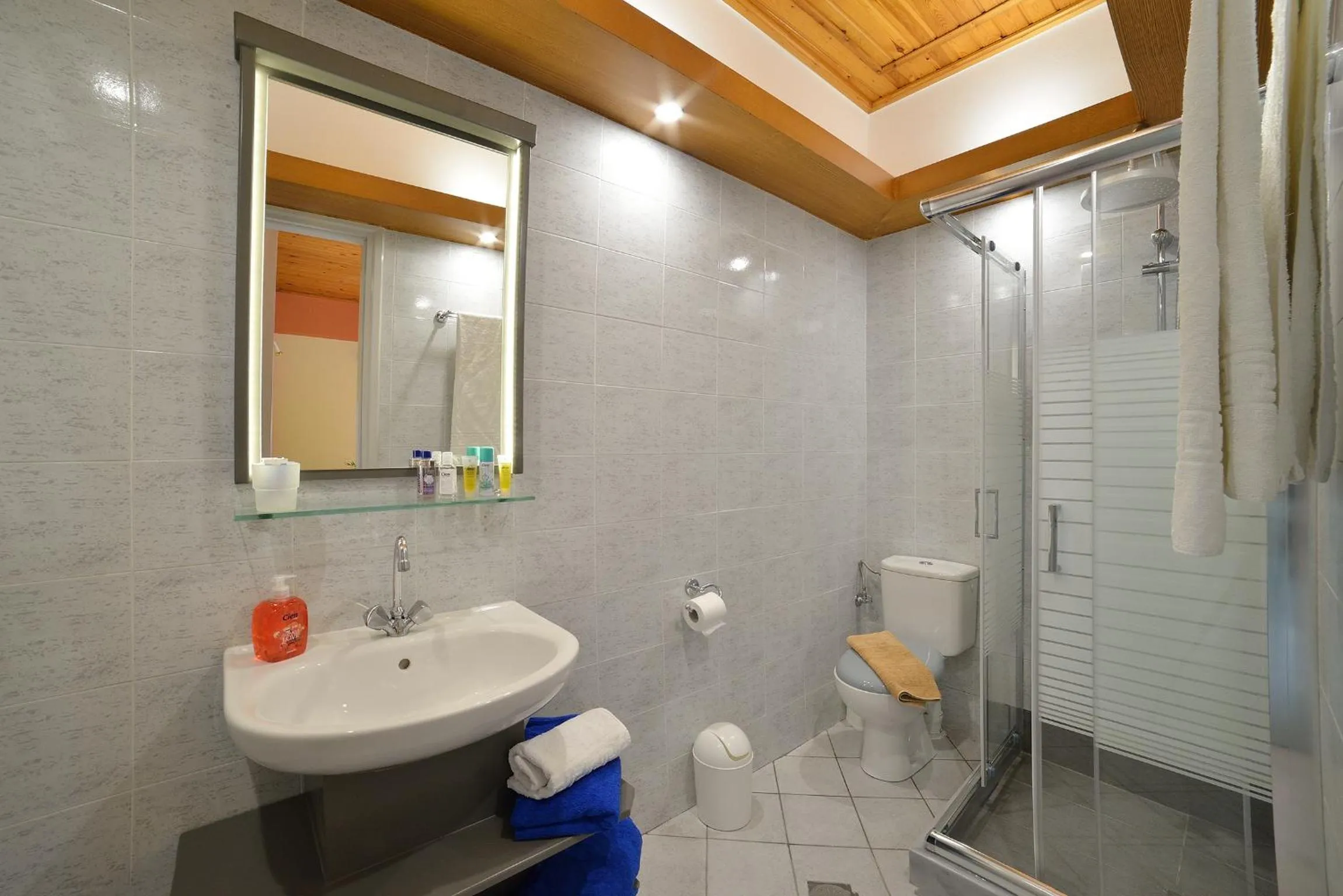 Bathroom in Mythos- Platanias- Hotel -Apts