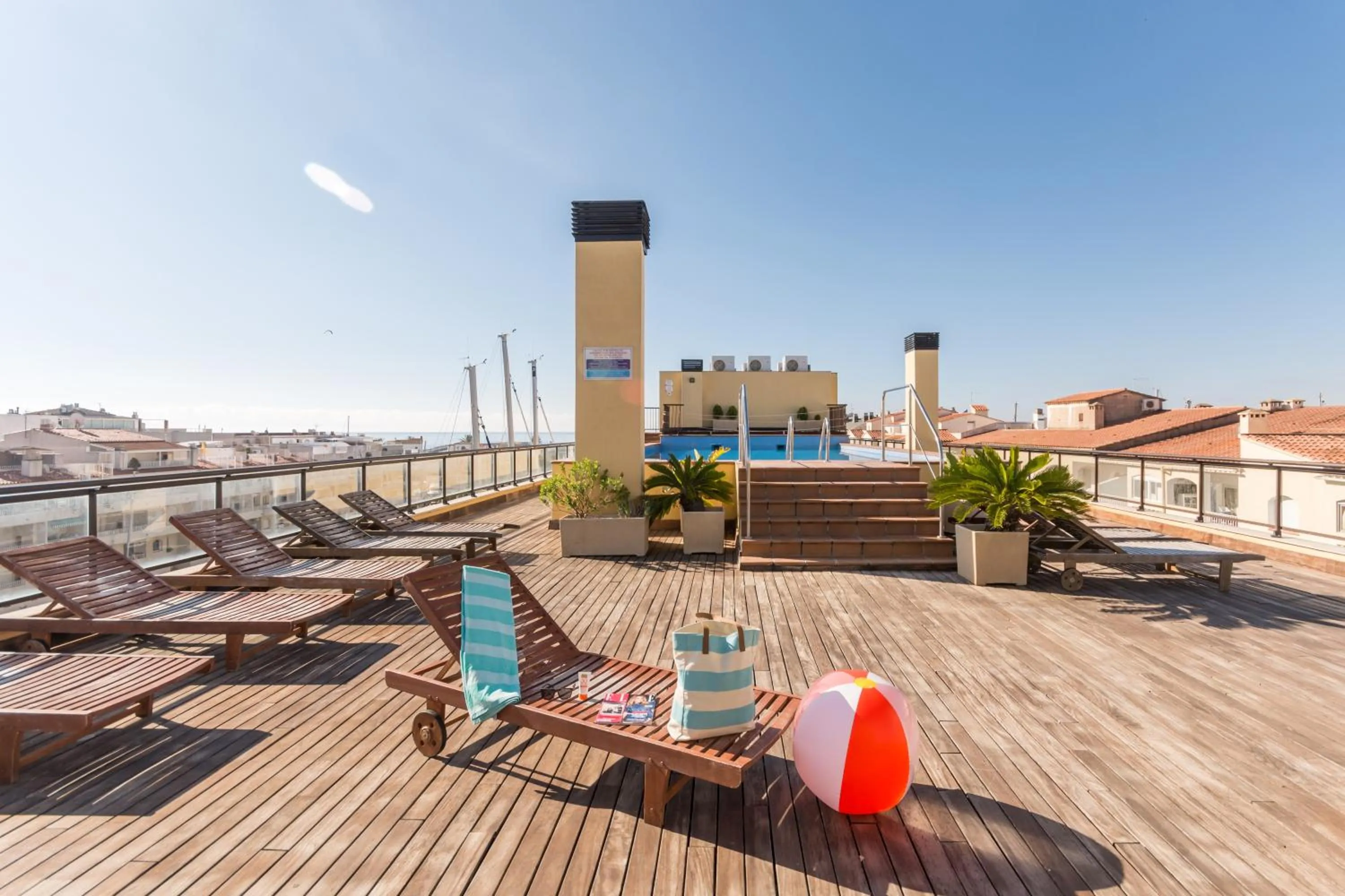 Solarium in Pierre & Vacances Empuriabrava Marina