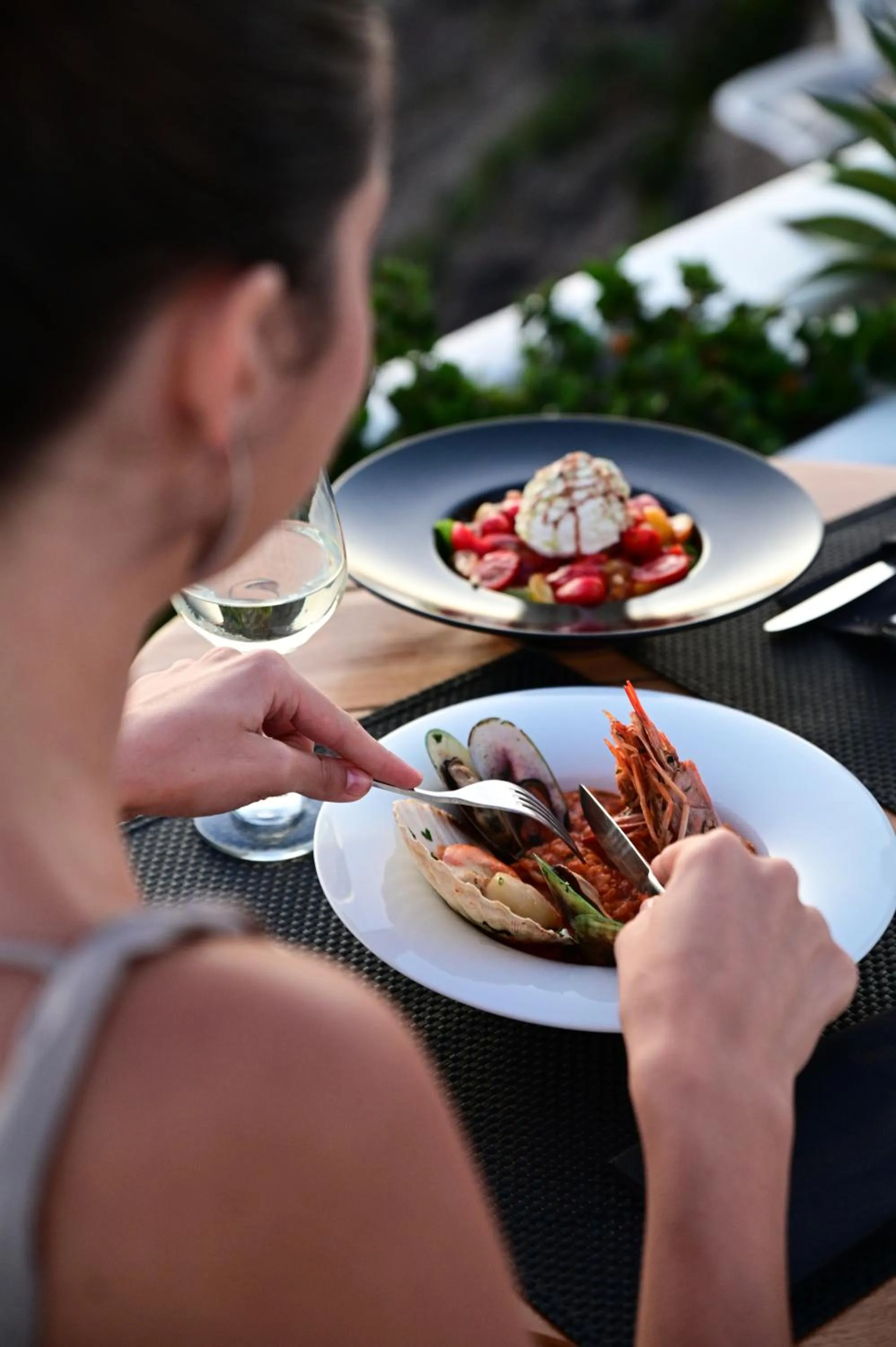 Food in IKIES Santorini