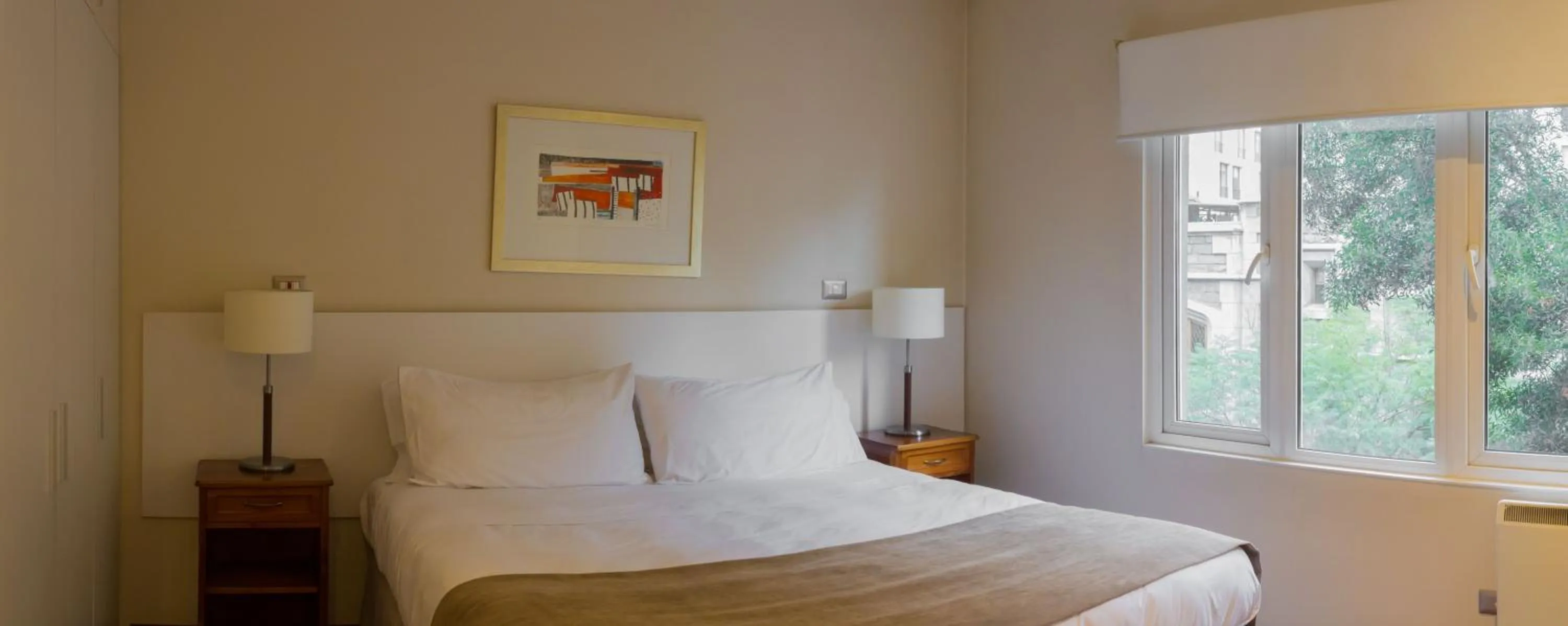 Bedroom, Bed in Lastarria Aparts