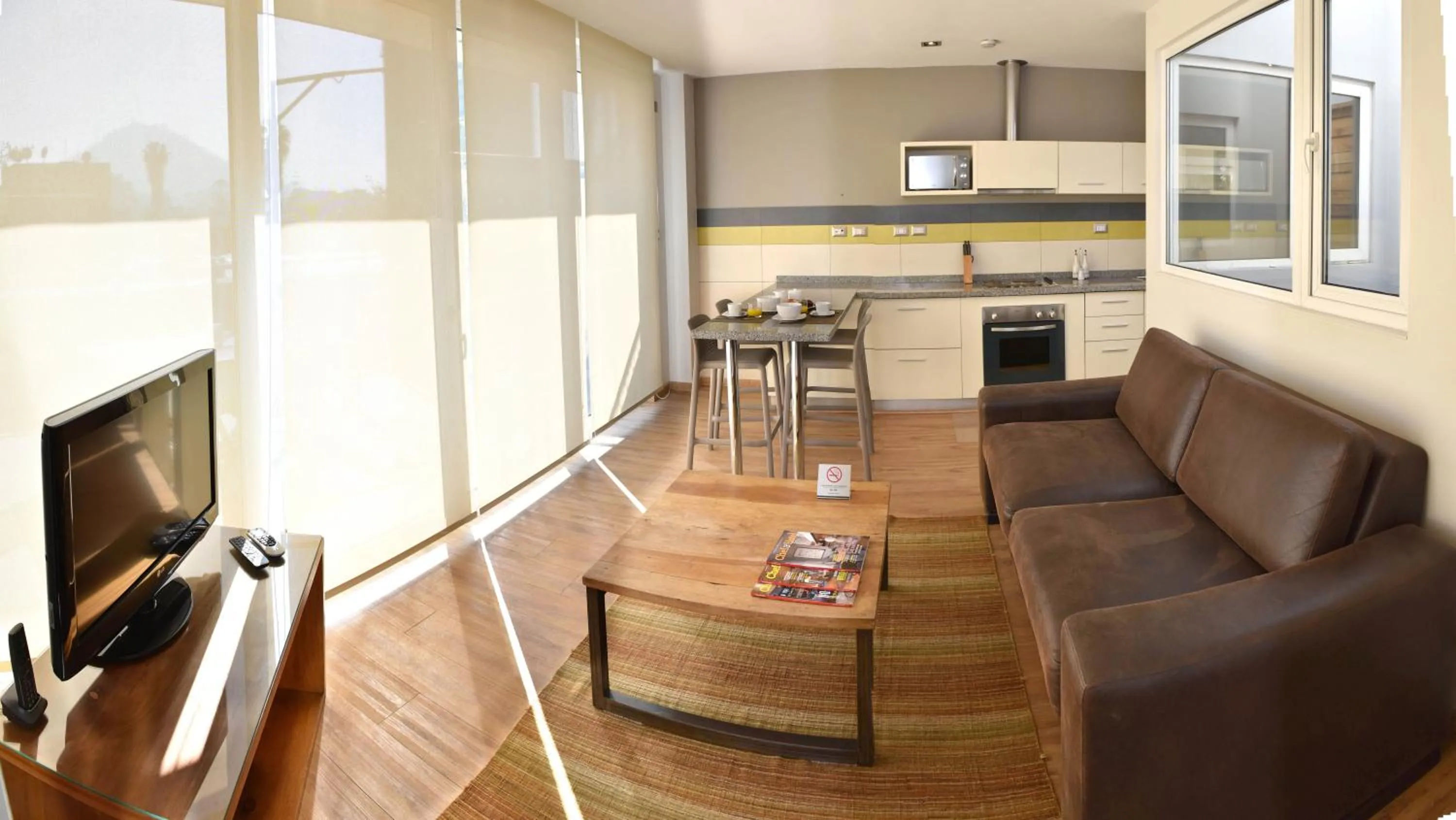 Living room in Lastarria Aparts